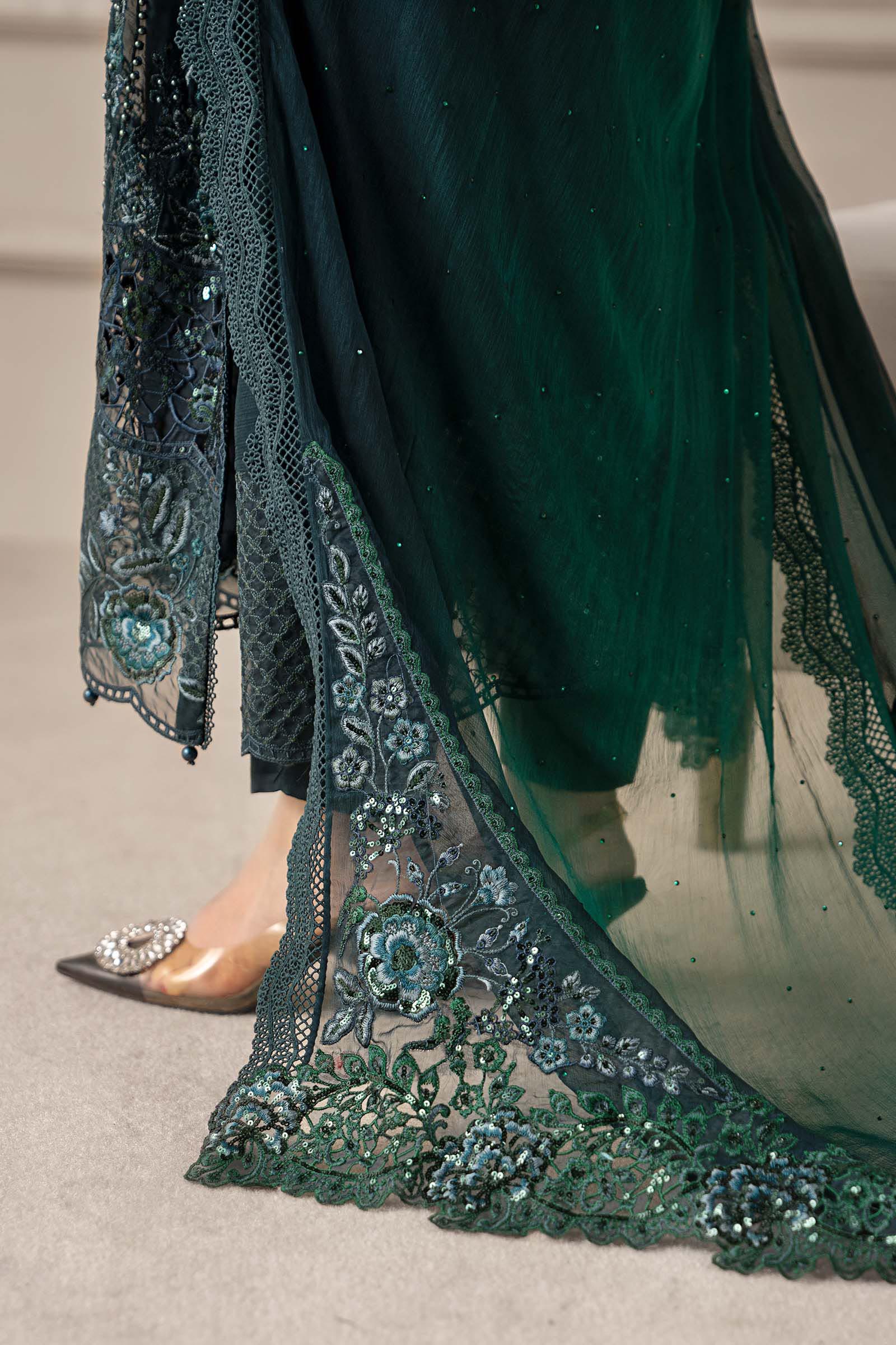 3 Piece Embroidered Chiffon Suit | MCS-25-106 - Image 7