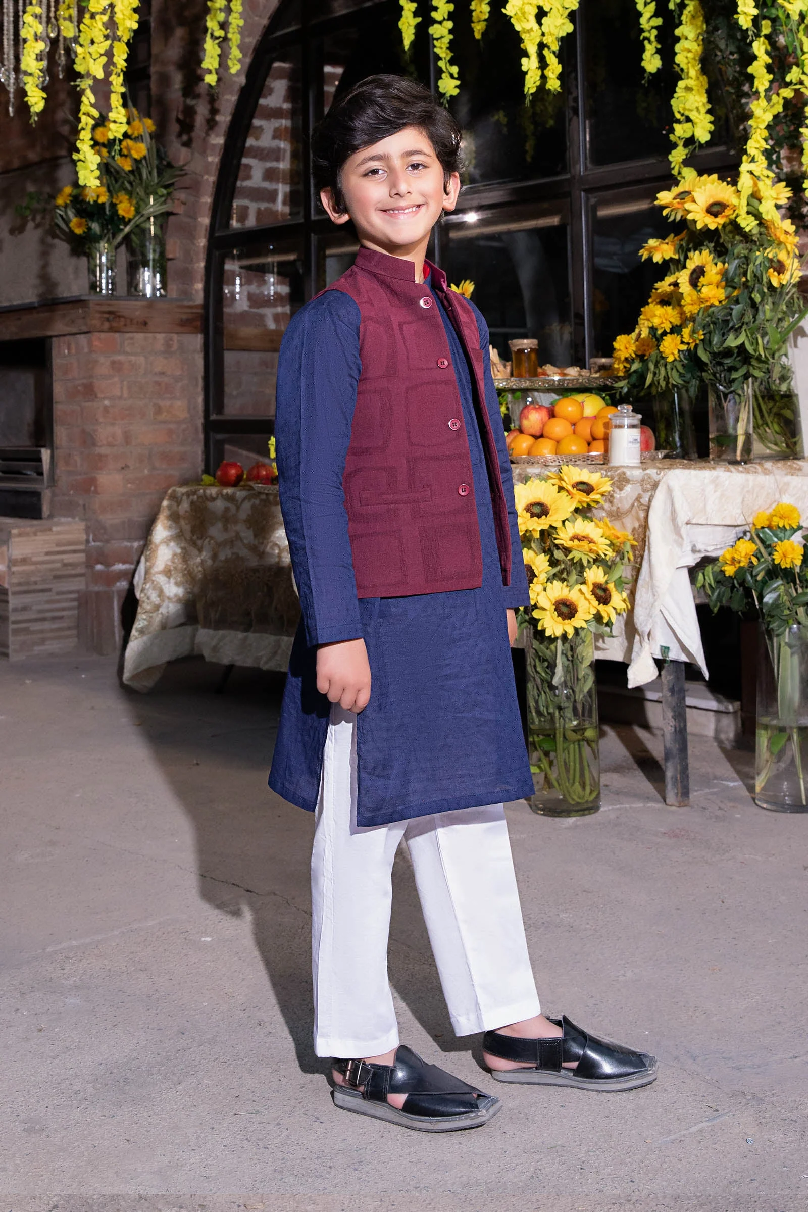 Waistcoat Maroon MKB-EF23-12 - Image 2