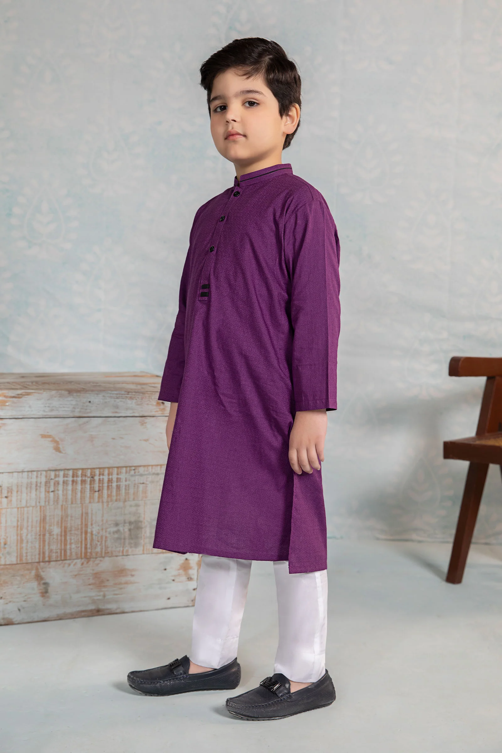 Dyed Dobby Kurta - Image 6