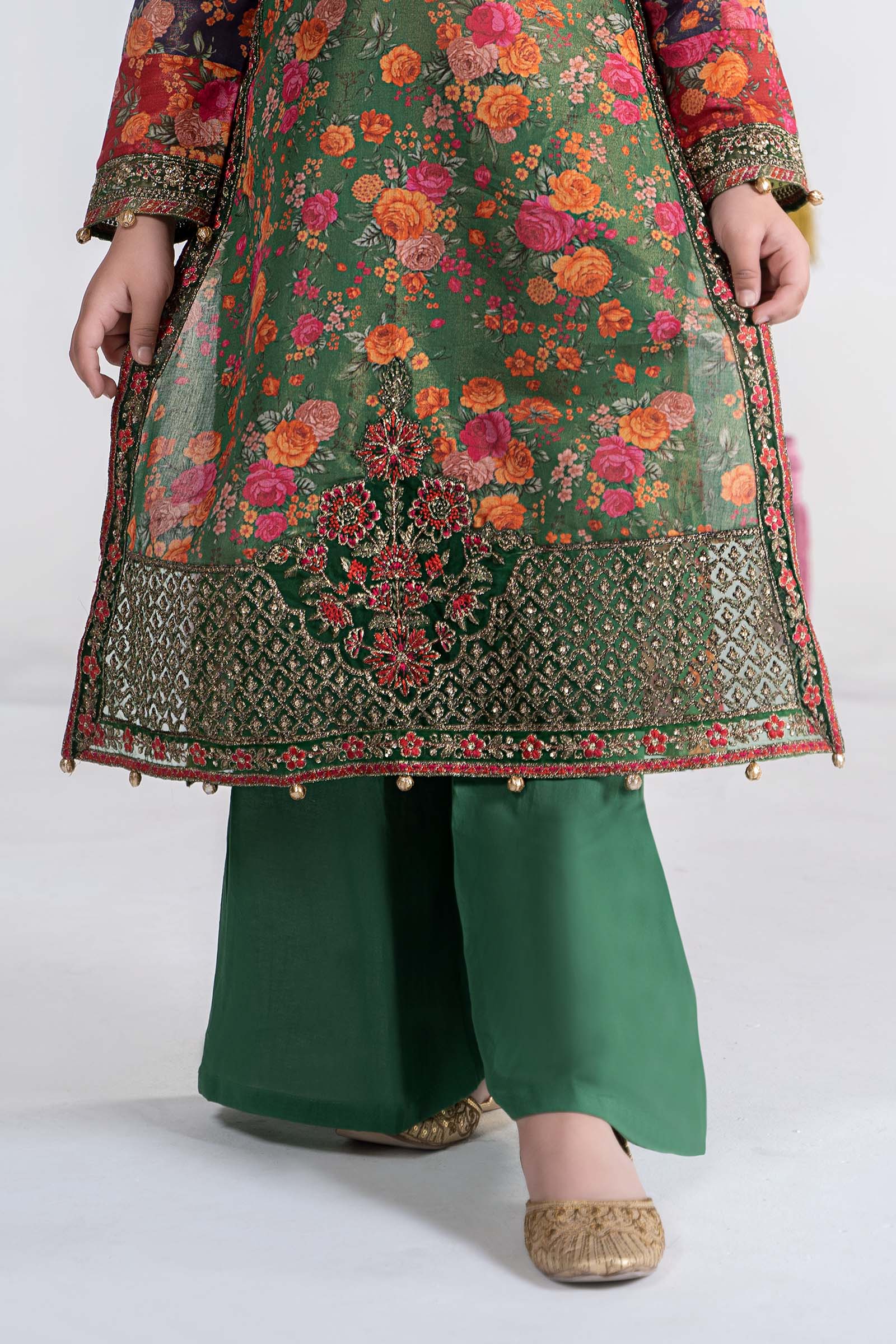 3 Piece Printed Cotton Masoori Suit - Image 5