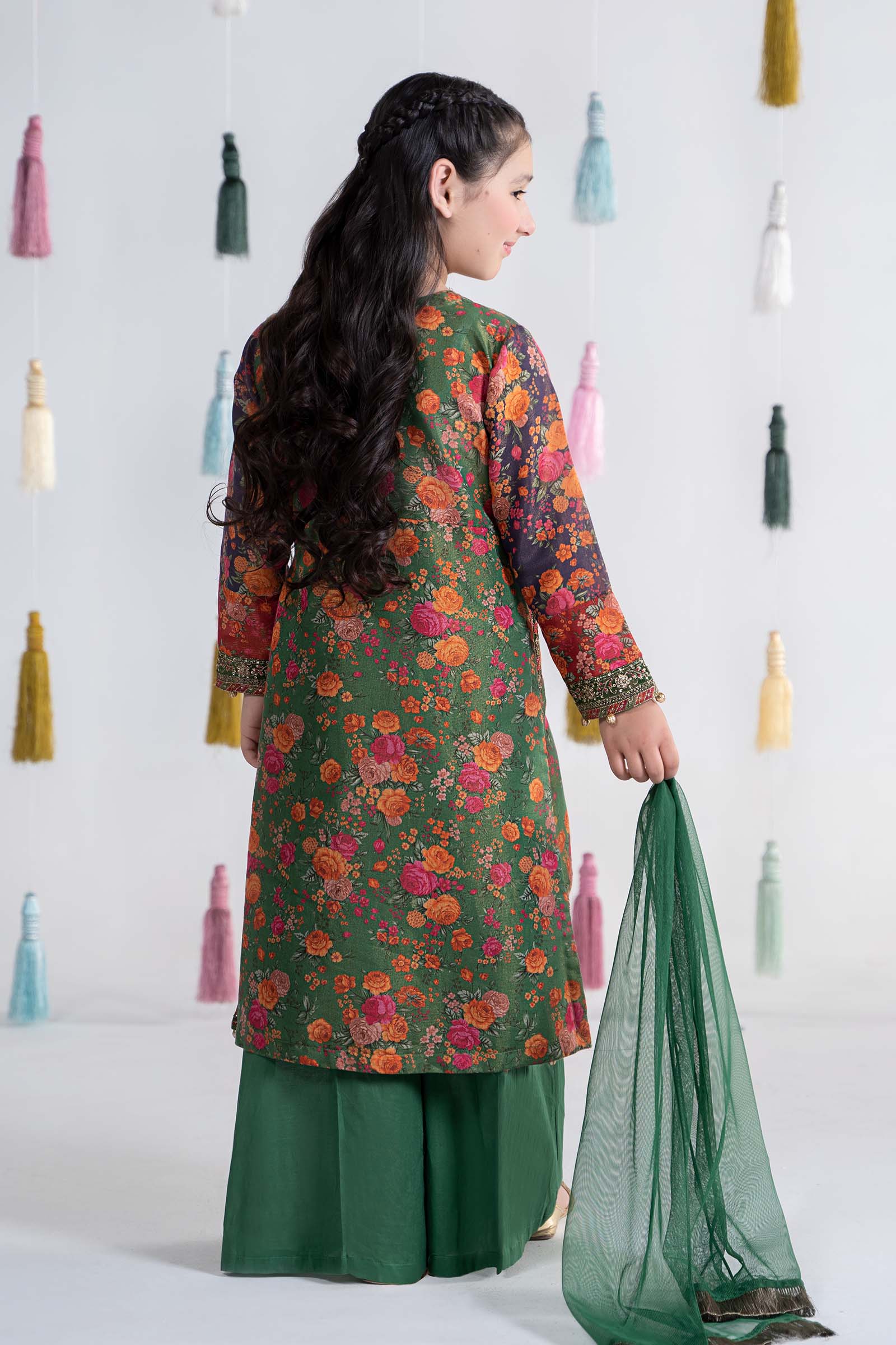 3 Piece Printed Cotton Masoori Suit - Image 9