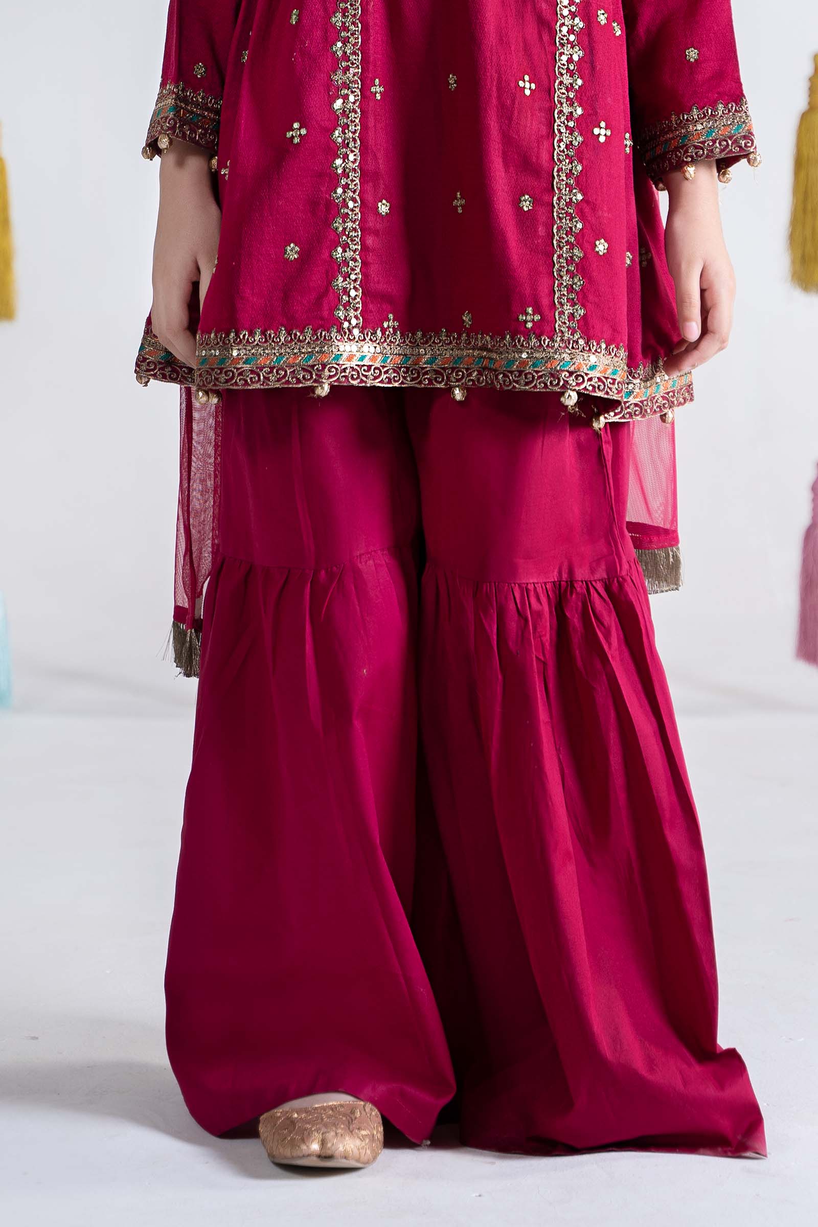 3 Piece Dyed Dobby Lawn Suit - Image 5