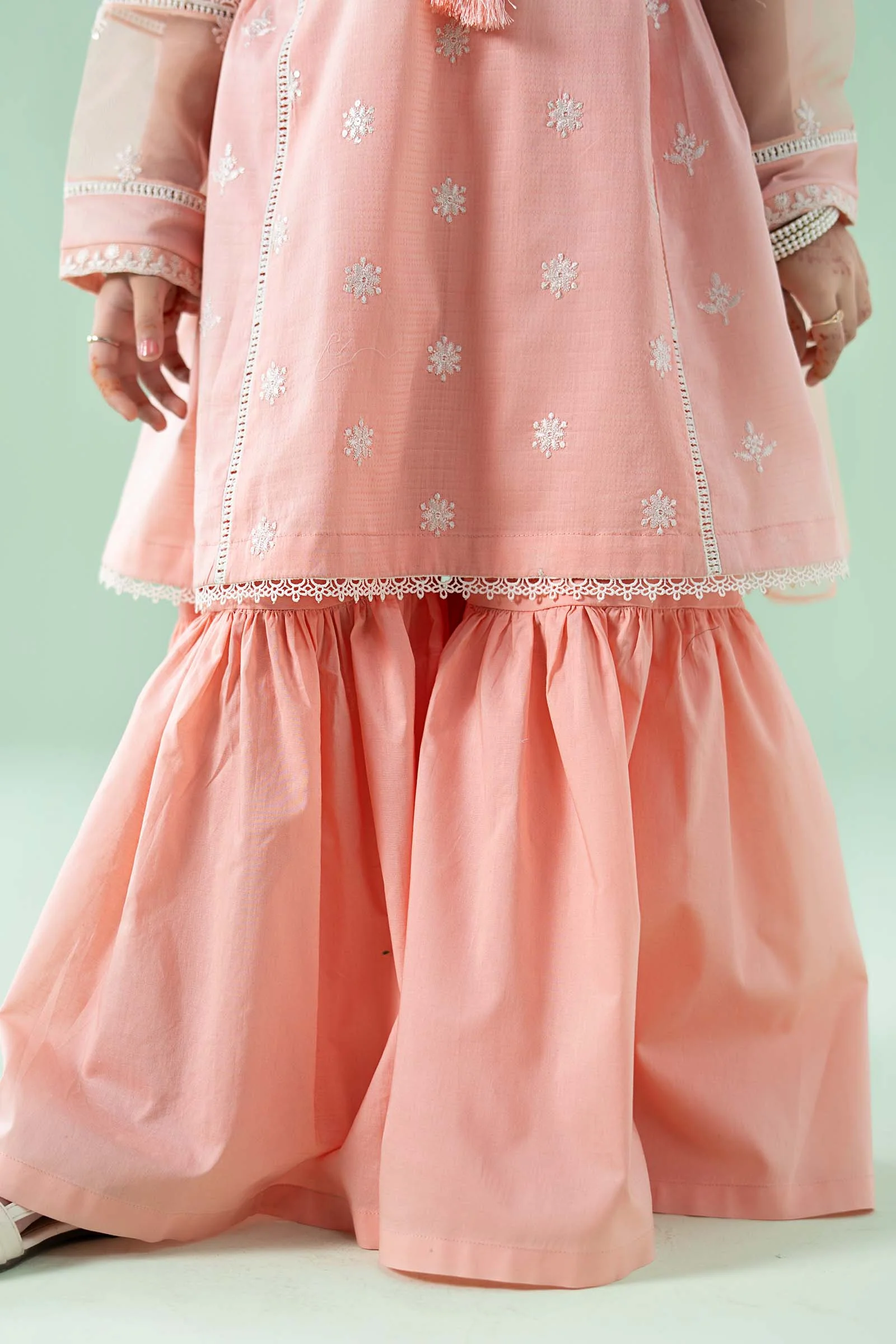 3 Piece Embroidered Dobby Suit - Image 4