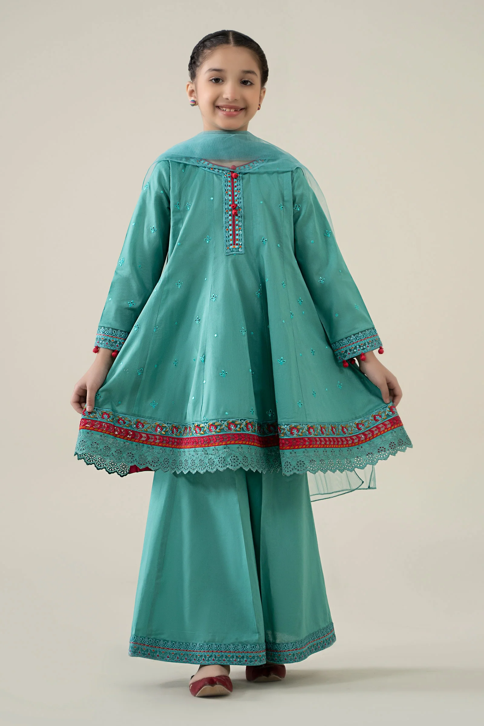 3 Piece Embroidered Lawn Suit