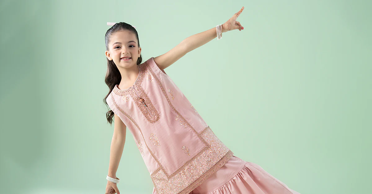 3 Piece Embroidered Dobby Suit - Image 8