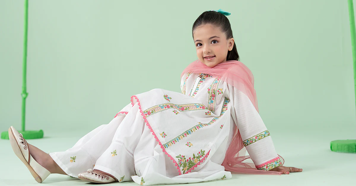 3 Piece Embroidered Dobby Suit - Image 8