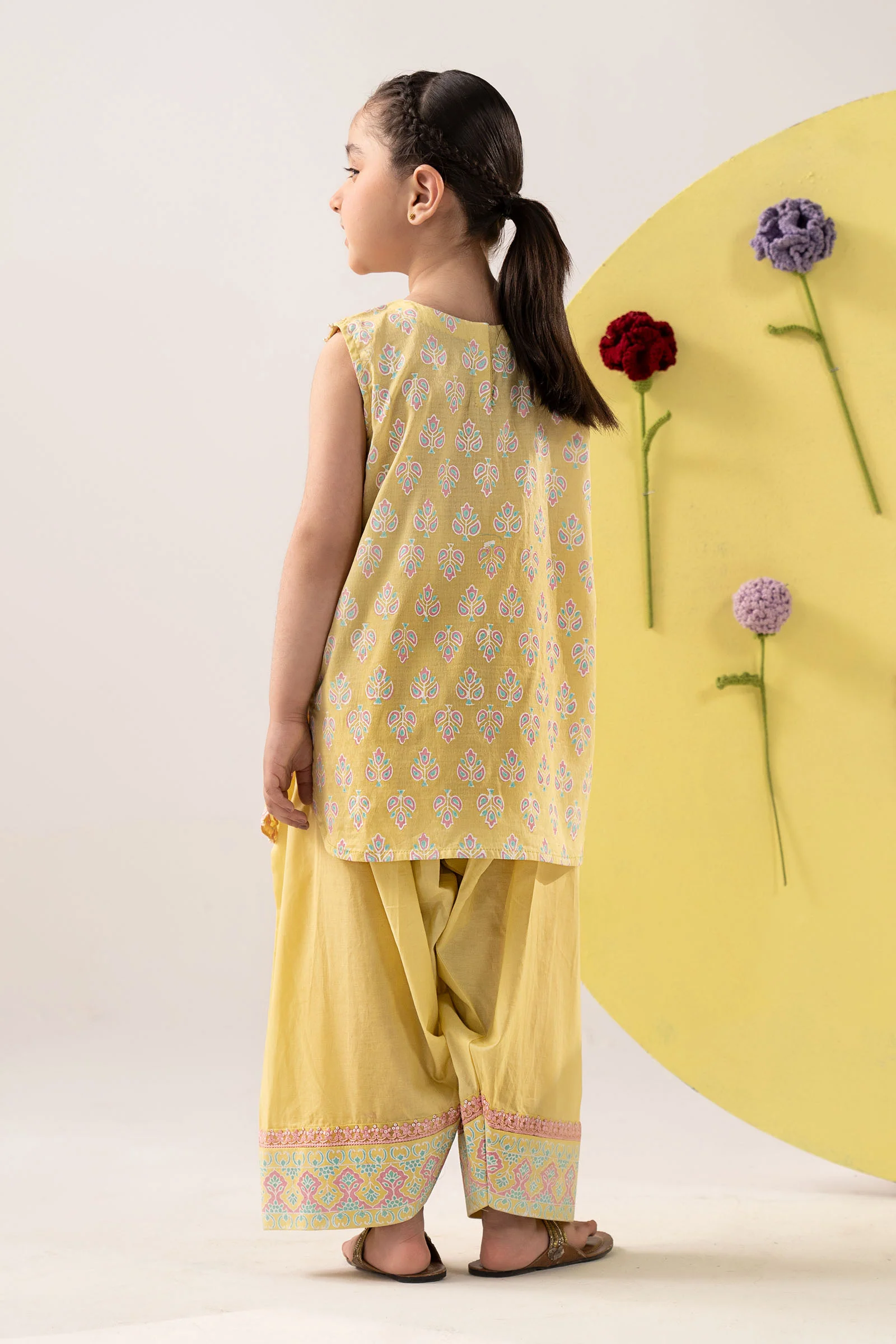 2 Piece Embroidered Dobby Lawn Suit - Image 6