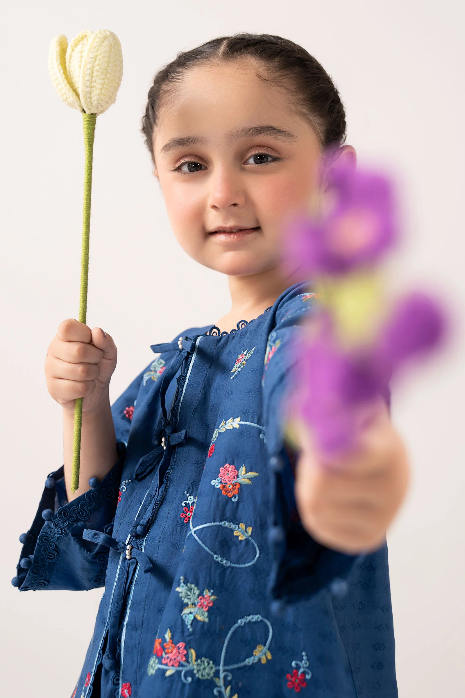 2 Piece Embroidered Dobby Lawn Suit - Image 3