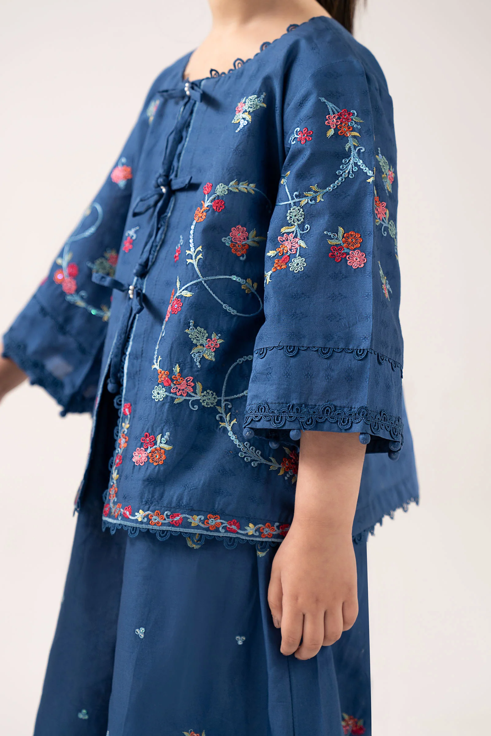 2 Piece Embroidered Dobby Lawn Suit - Image 5