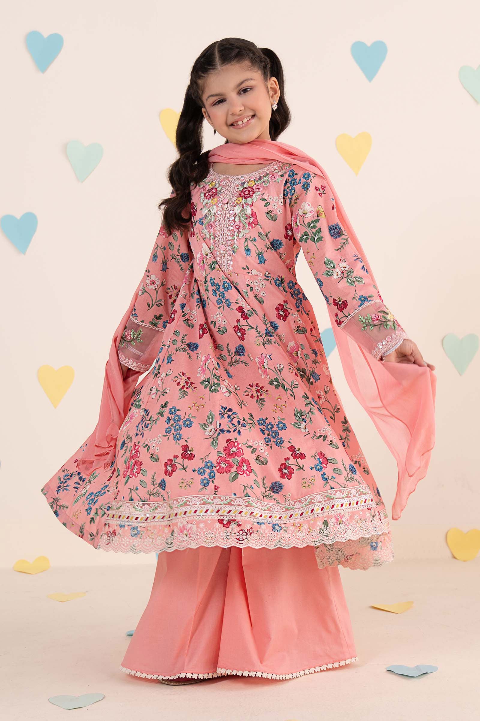 3 Piece Embroidered Lawn Suit - Image 3