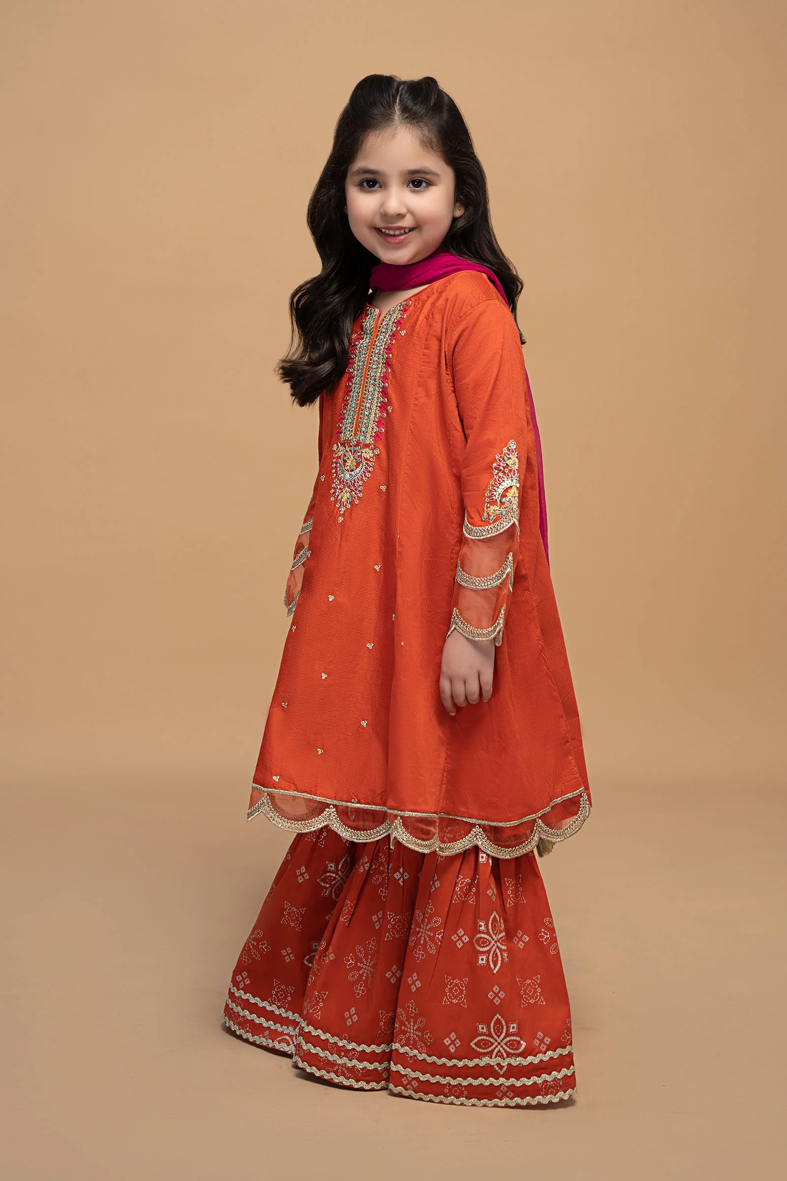 3 Piece Embroidered Suit - Image 3