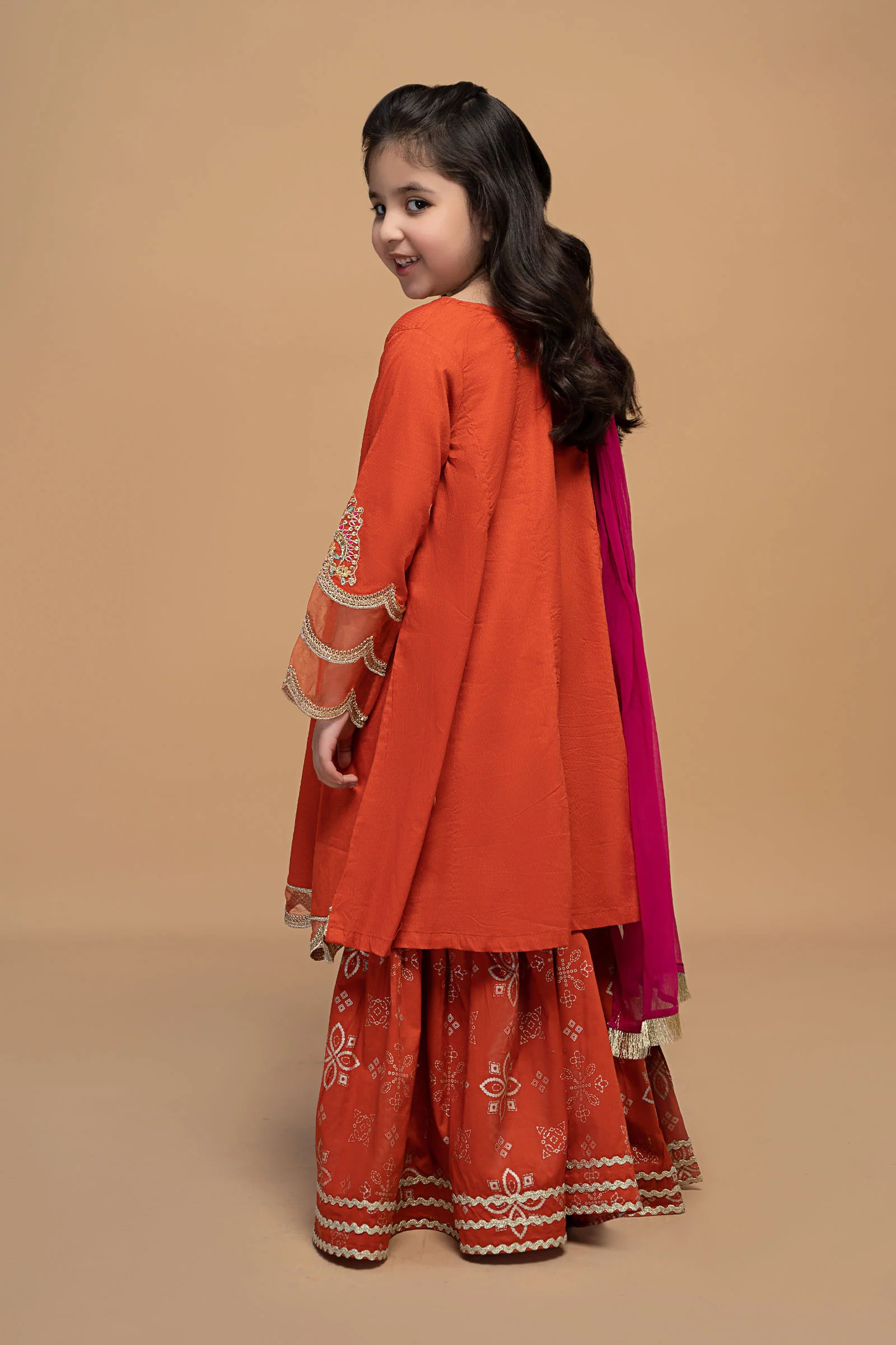 3 Piece Embroidered Suit - Image 4