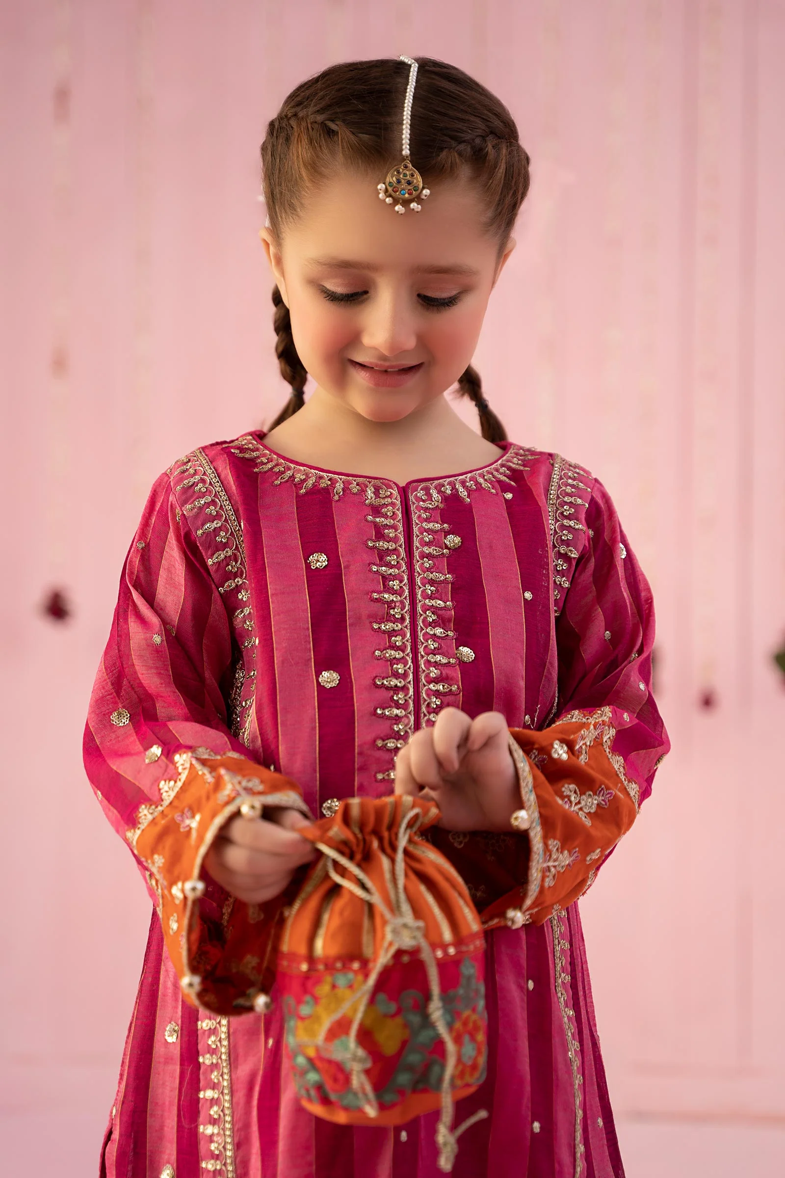 3 Piece Embroidered Yarn Dyed Suit - Image 2