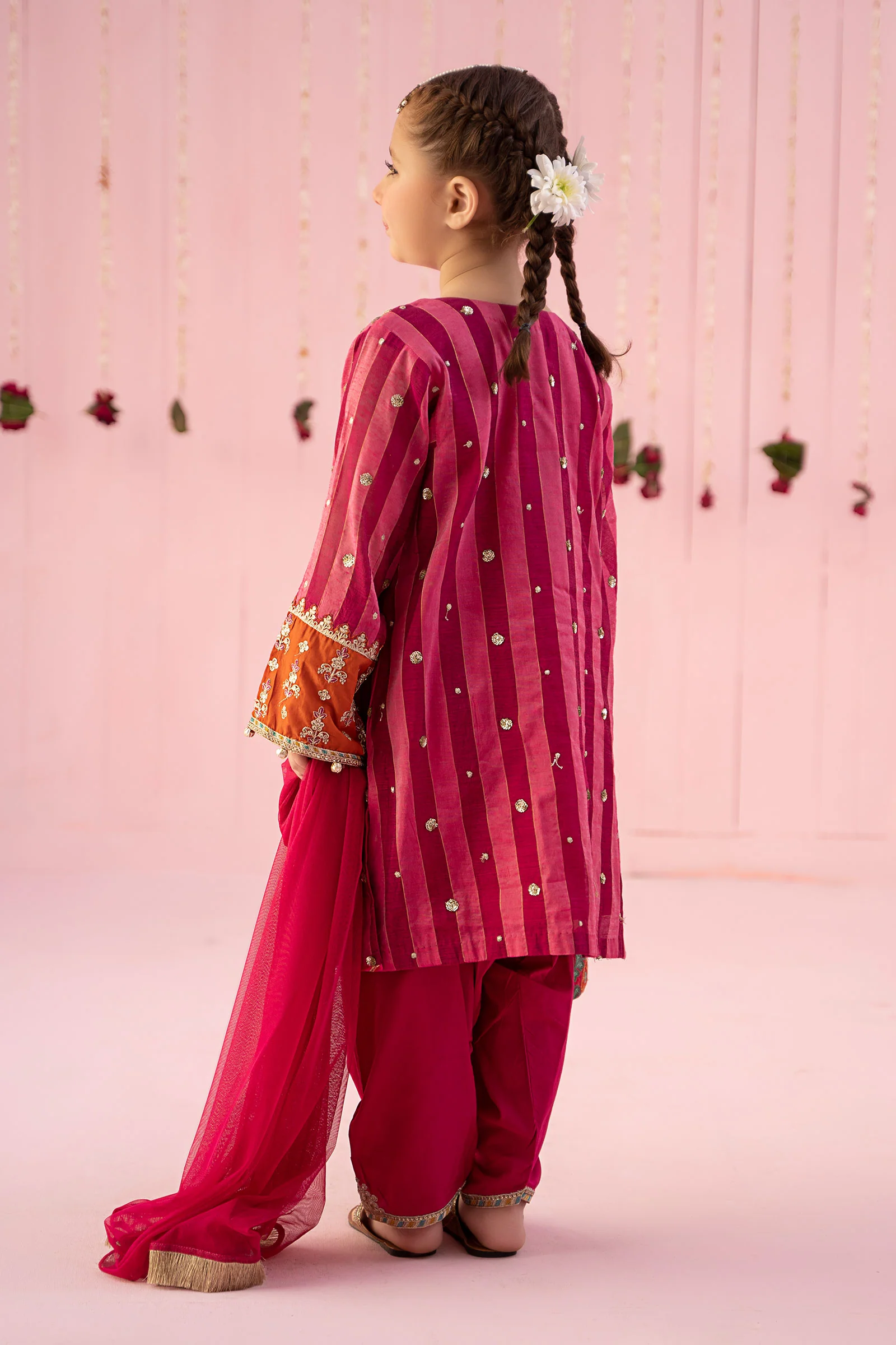 3 Piece Embroidered Yarn Dyed Suit - Image 6
