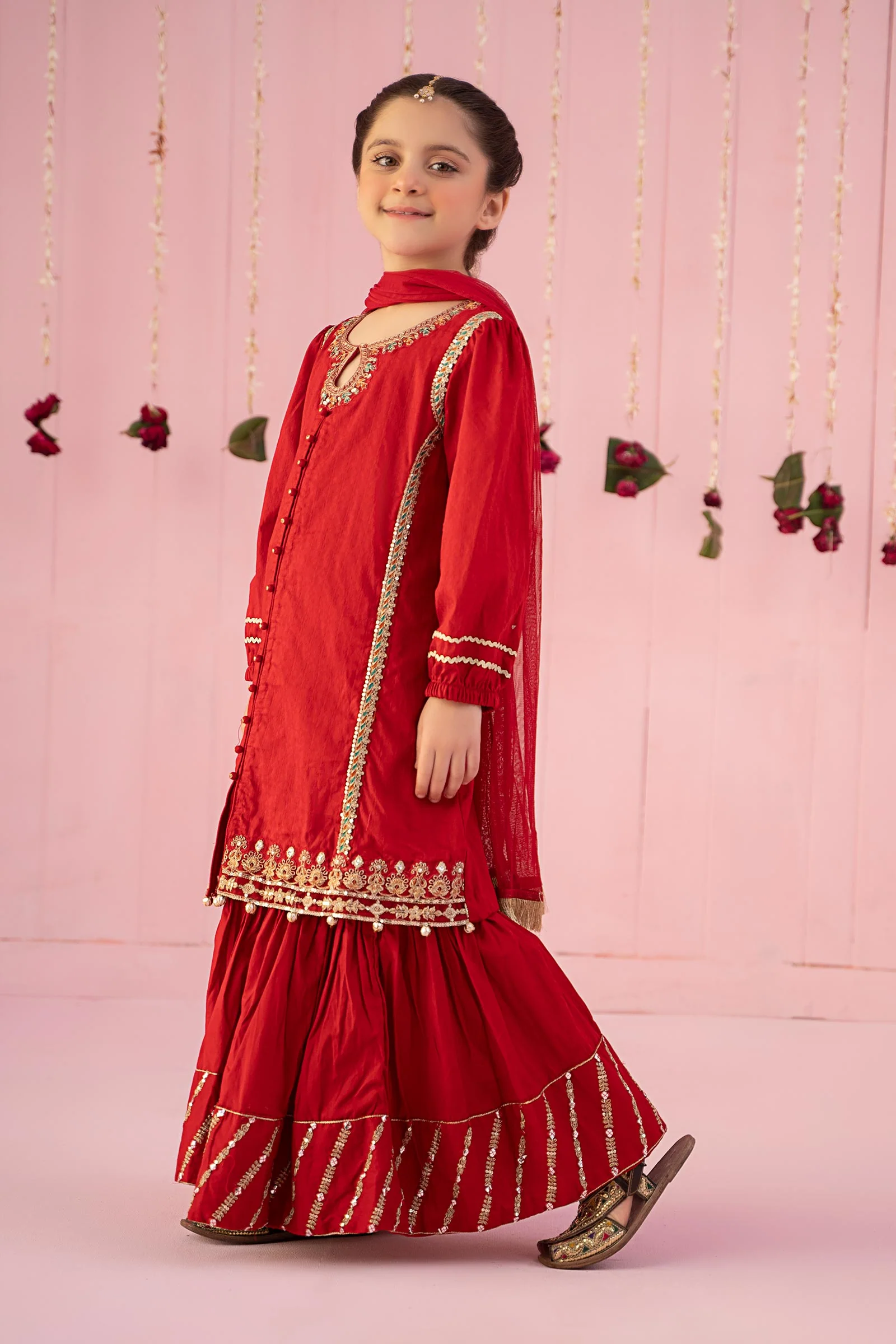 3 Piece Embroidered Dobby Suit - Image 6