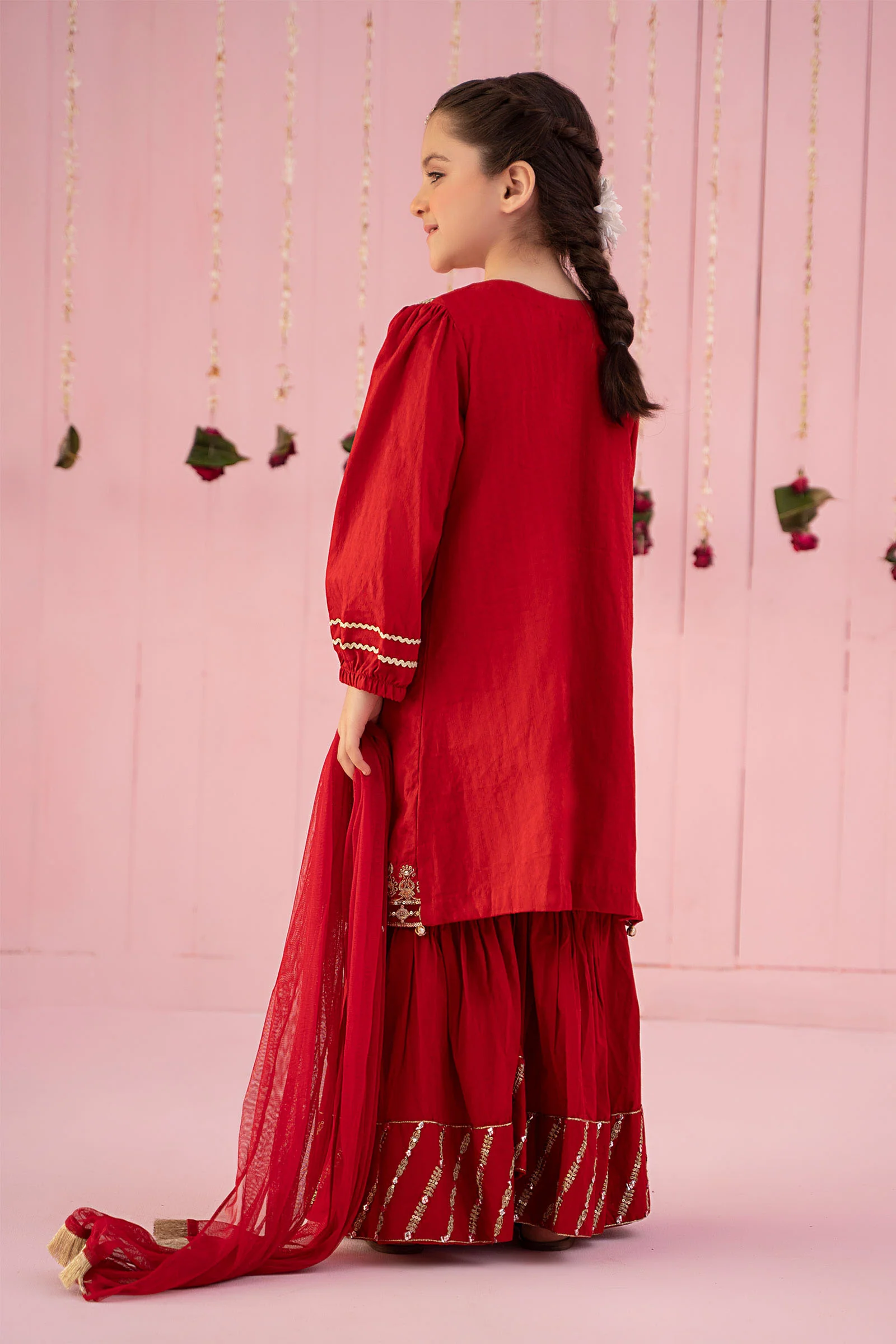 3 Piece Embroidered Dobby Suit - Image 7
