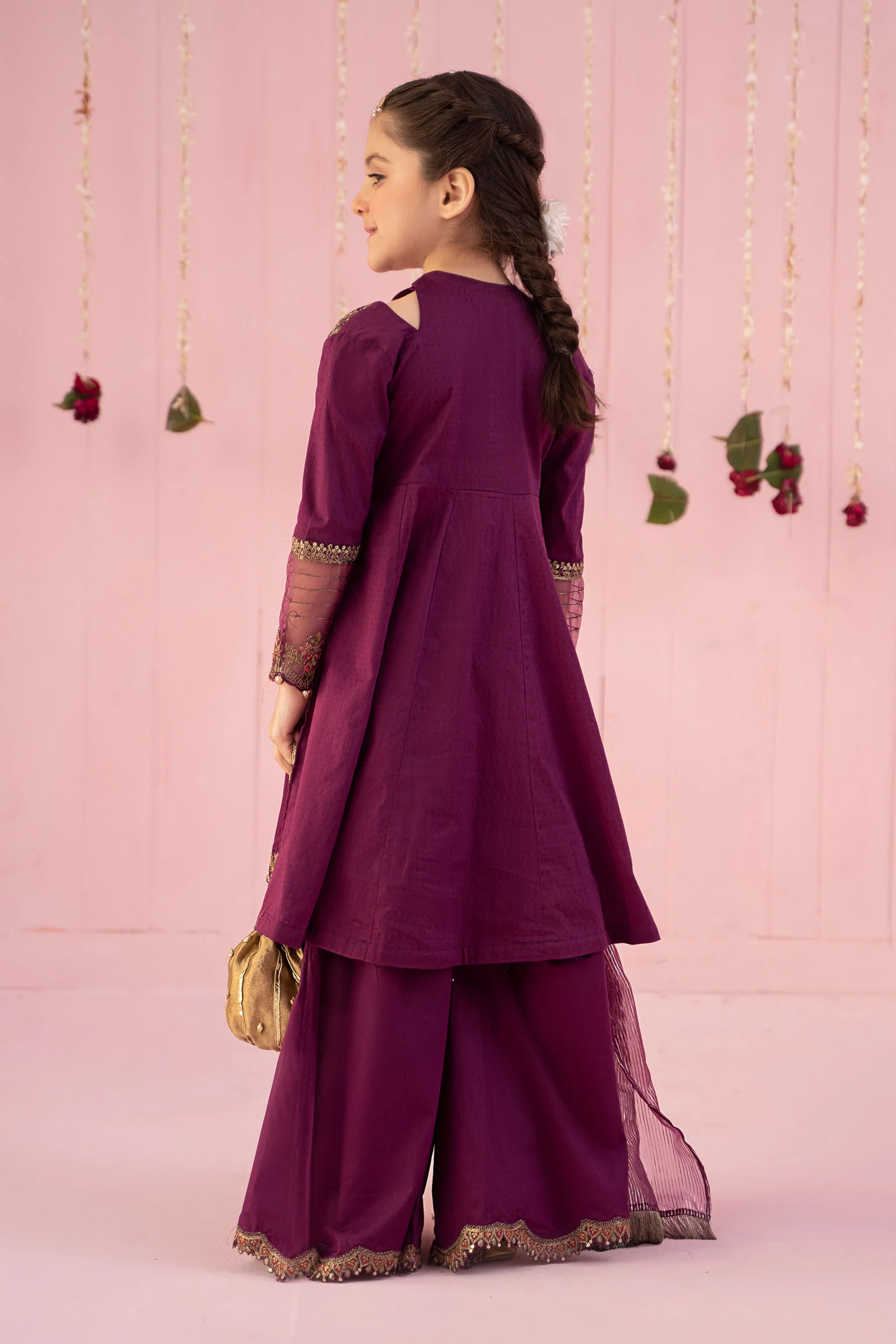 3 Piece Embroidered Dobby Suit - Image 7