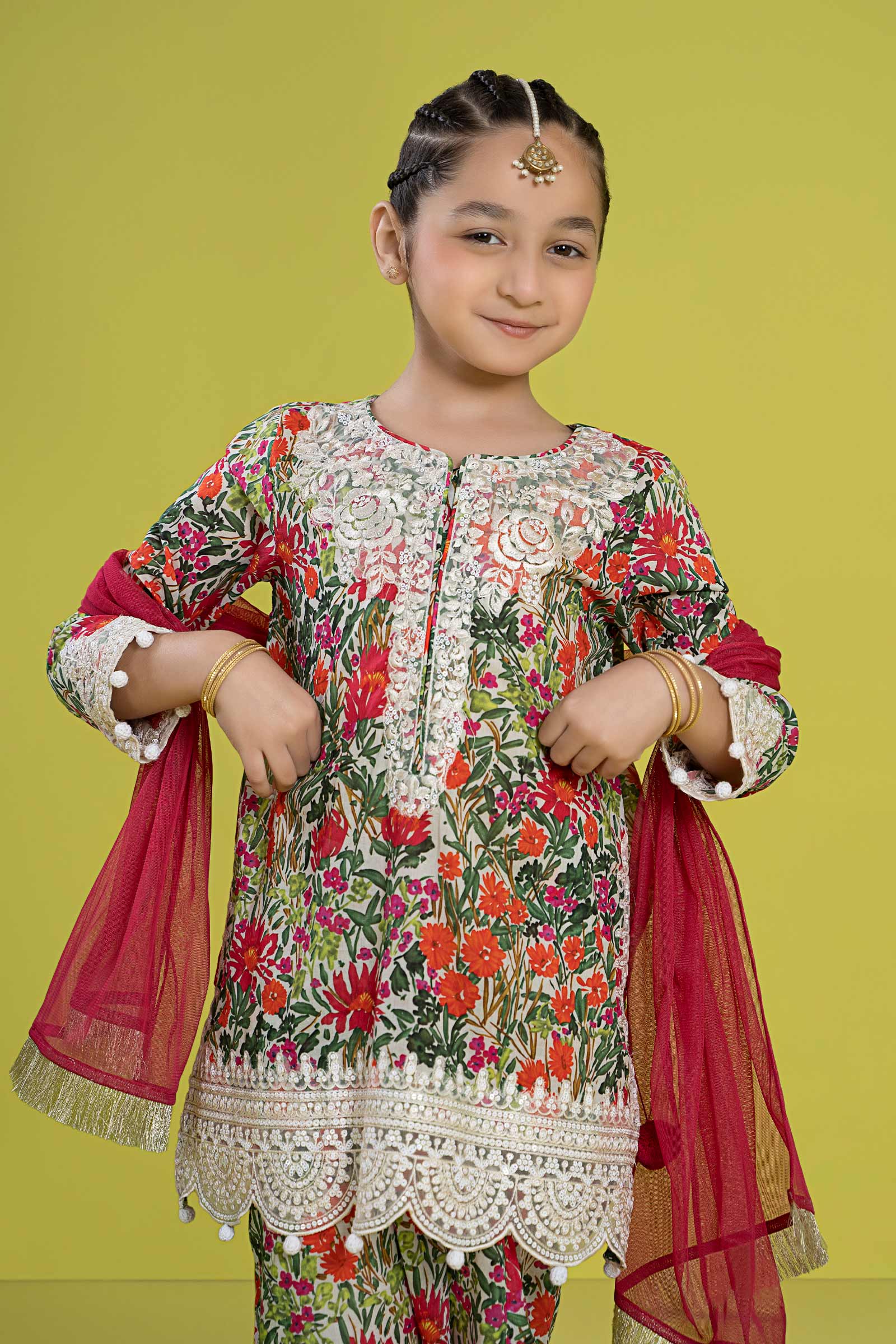 3 Piece Embroidered Lawn Suit - Image 6
