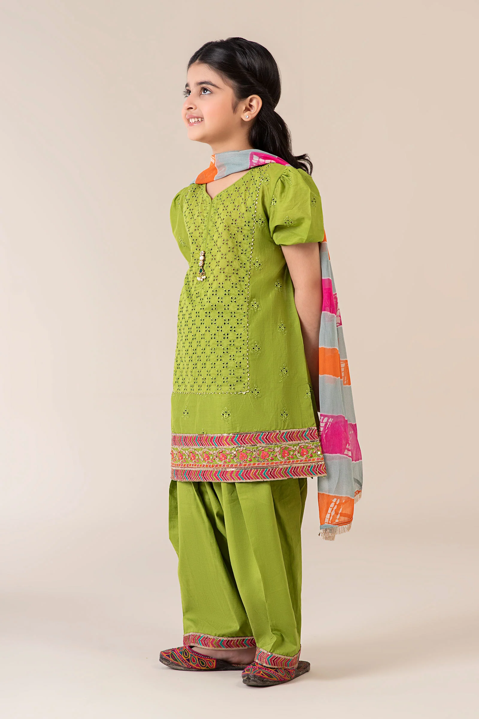 3 Piece Dyed Cambric Suit - Image 7