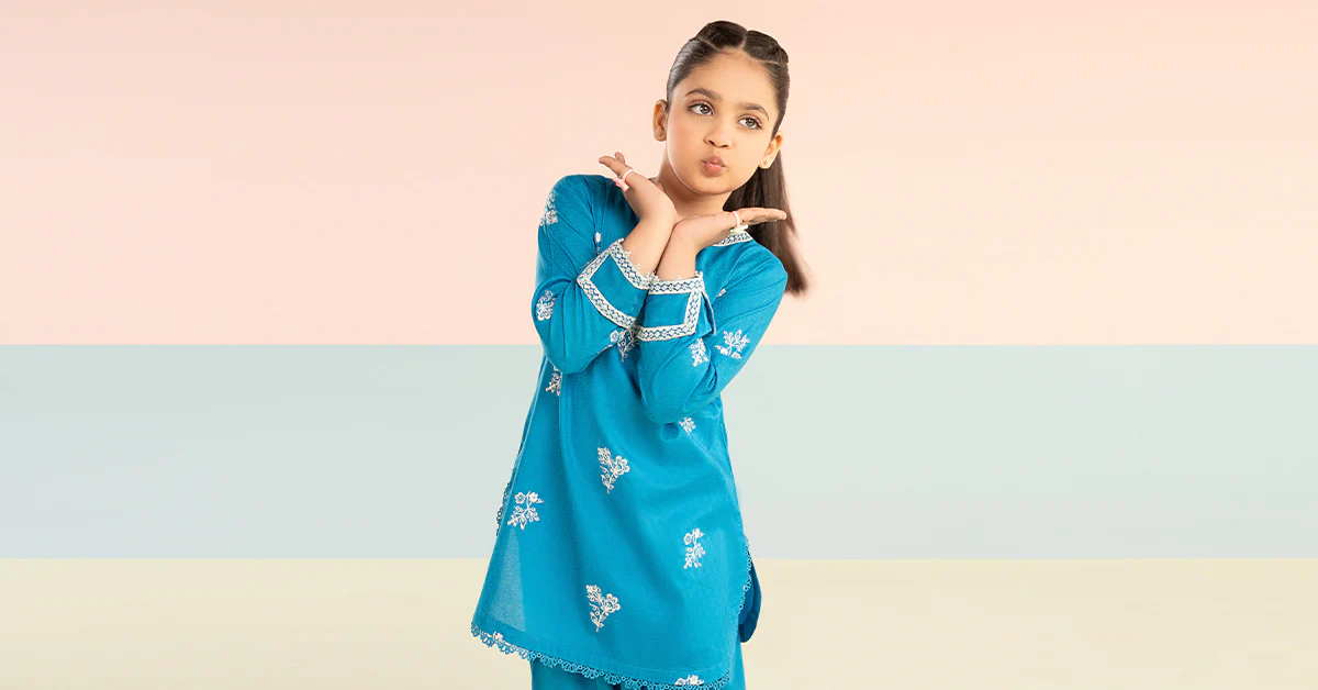 2 Piece Embroidered Dobby Lawn Suit - Image 8