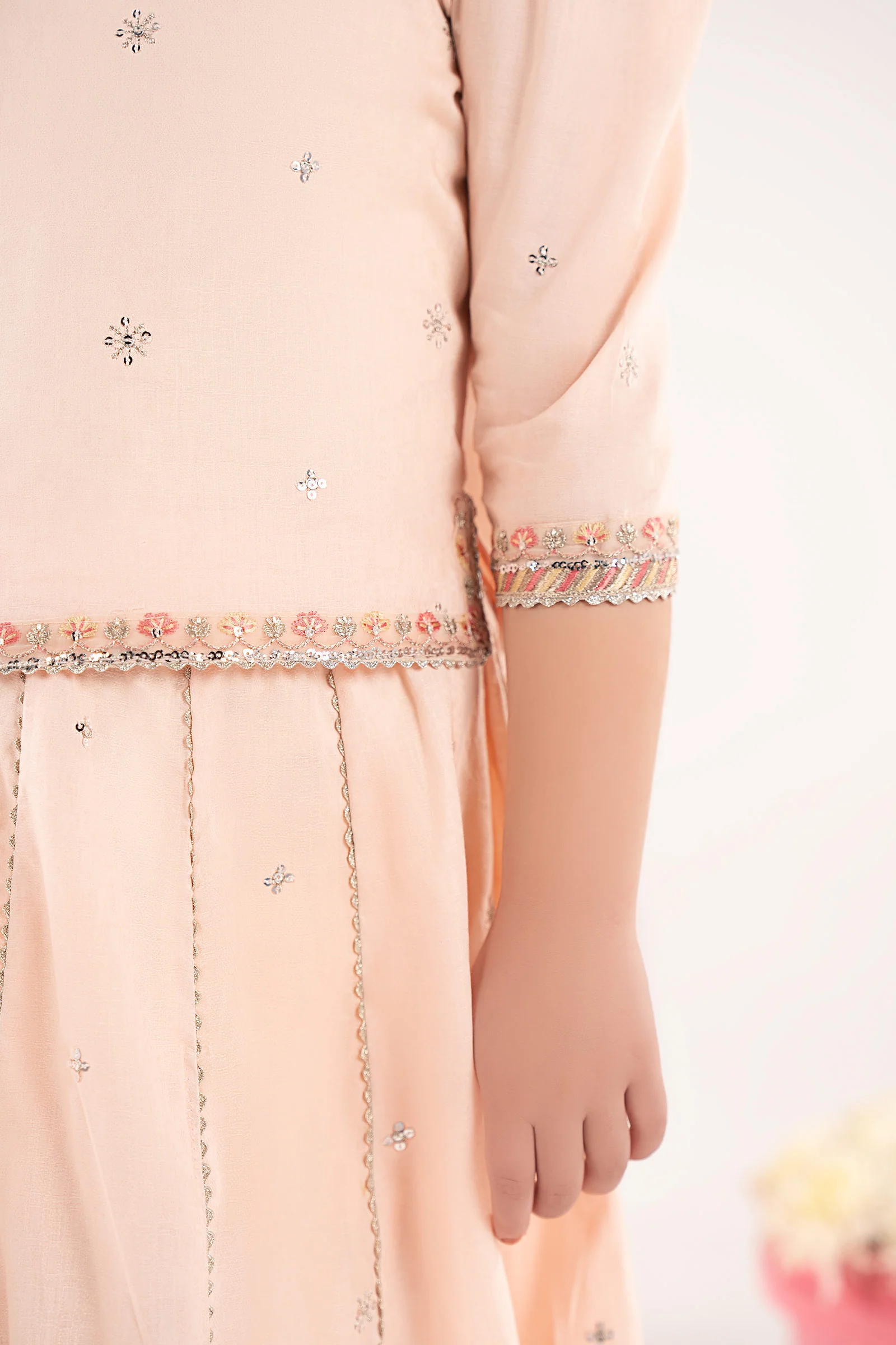 3 Piece Embroidered Dobby Lawn Suit - Image 3
