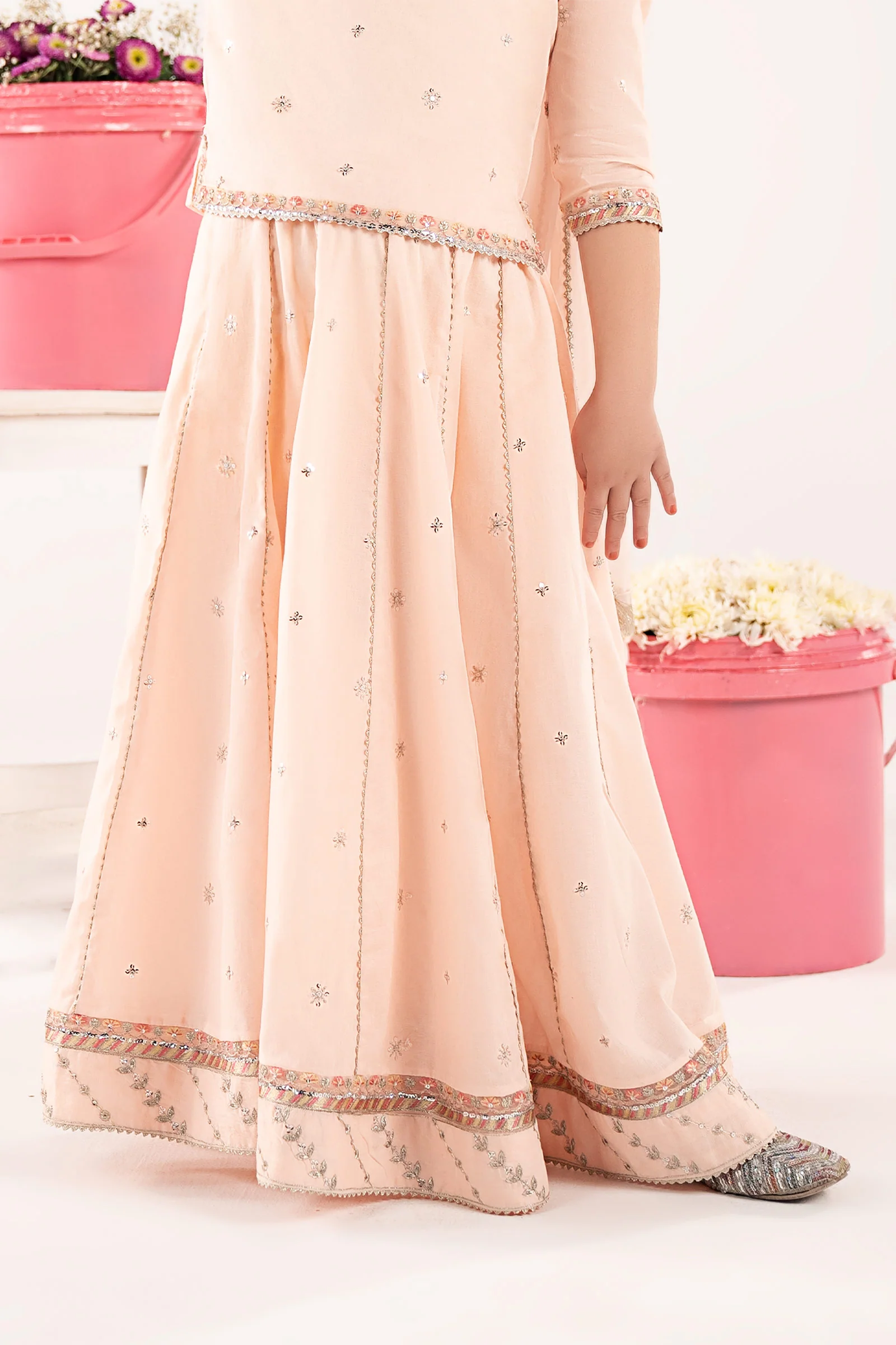 3 Piece Embroidered Dobby Lawn Suit - Image 4
