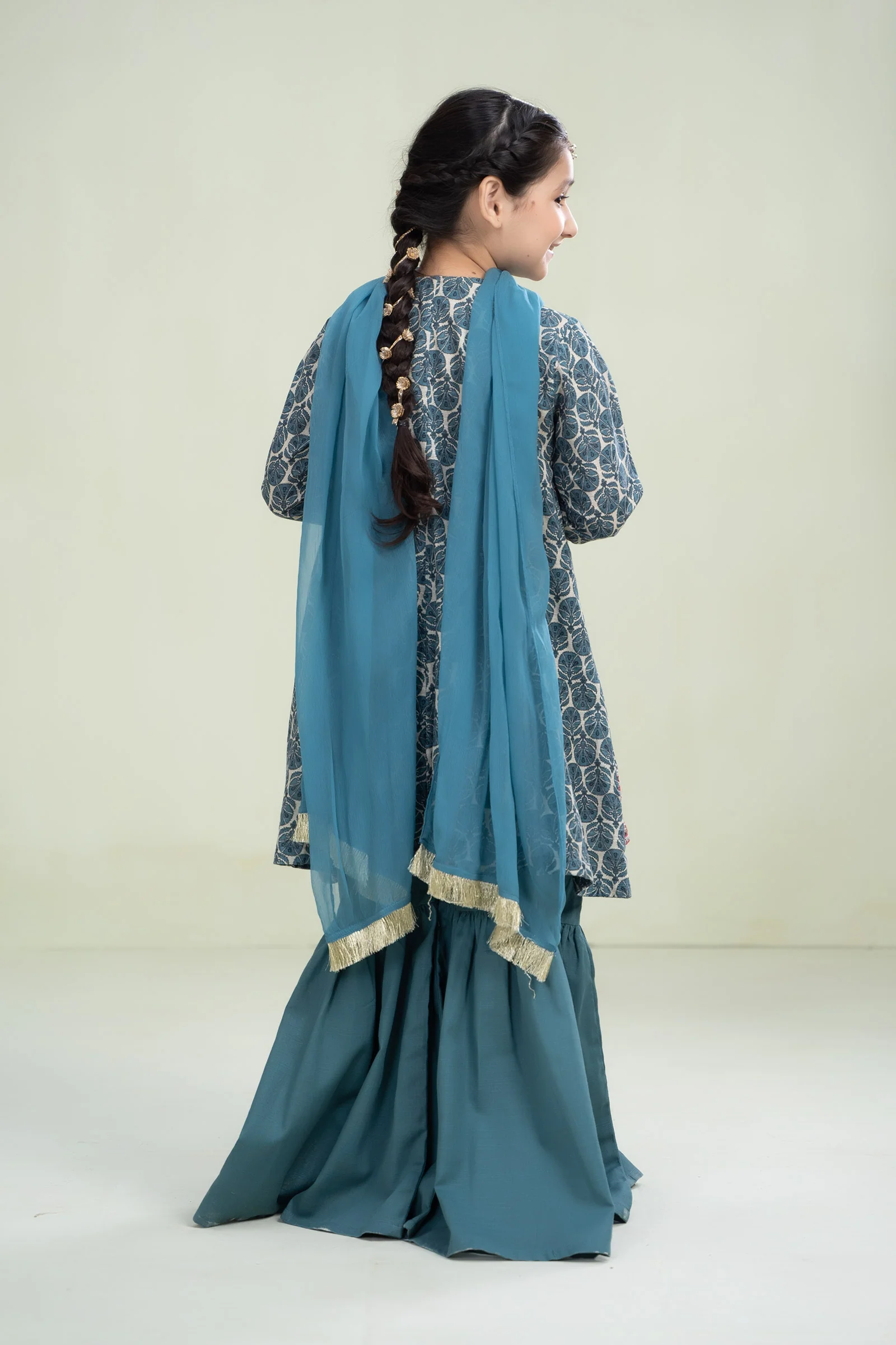 Suit Teal Blue MKD-W23-09 - Image 5