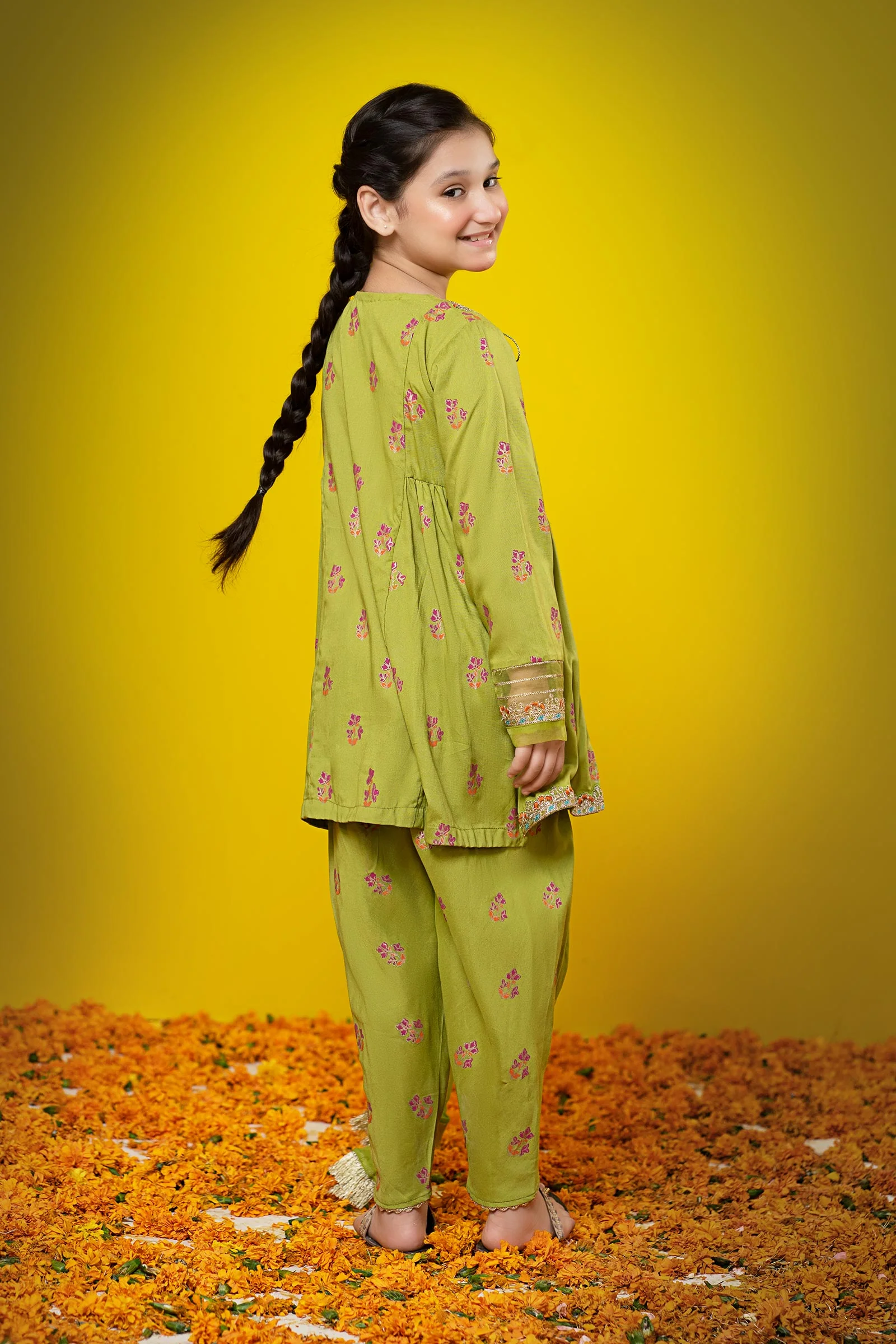 Suit Lime Green MKD-W23-15 - Image 3