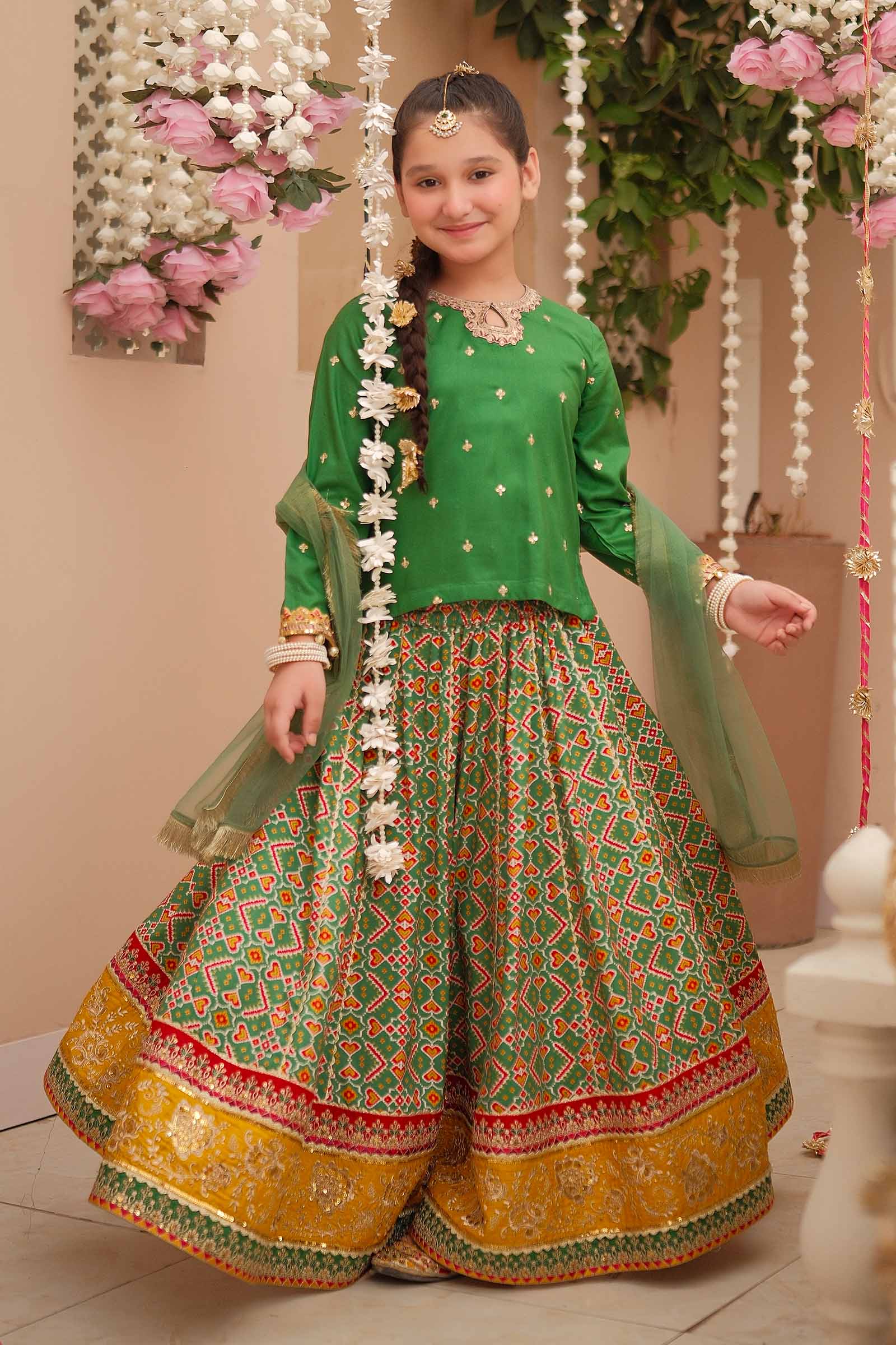 3 Piece Embroidered Linen Suit - Image 3