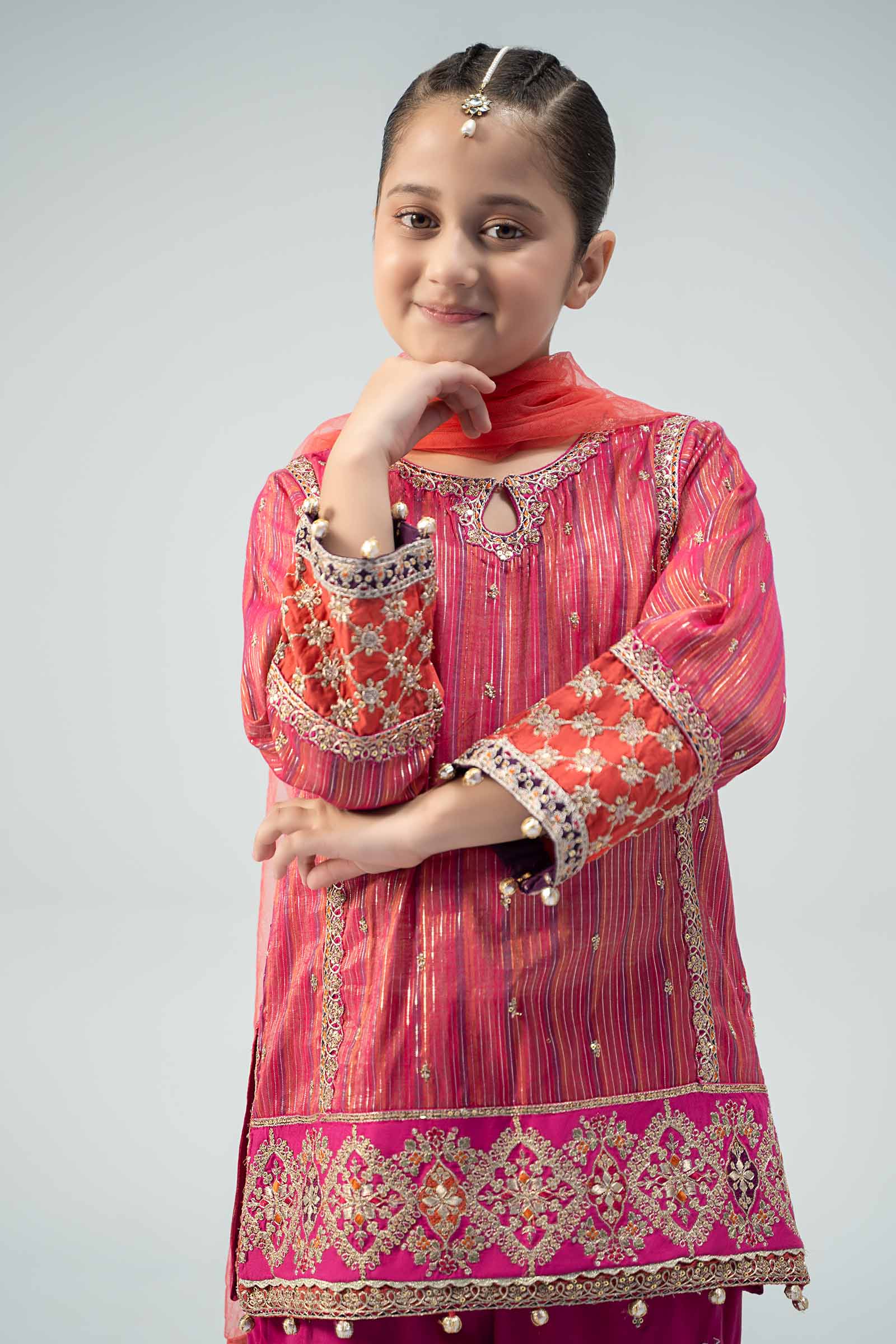 3 Piece Embroidered Suit - Image 4