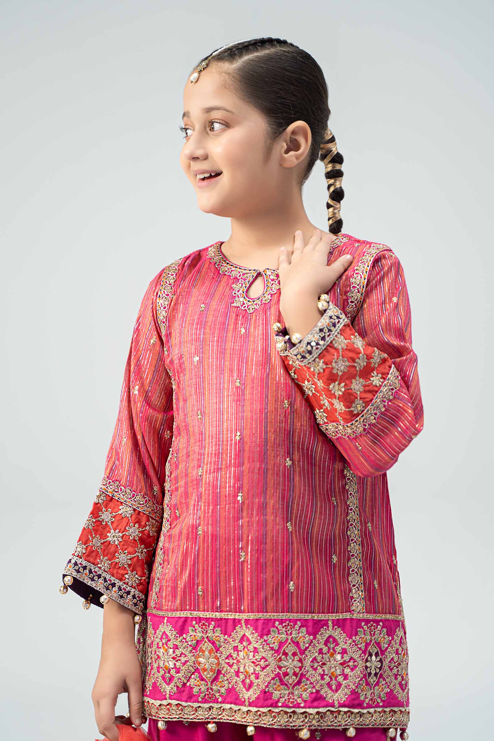 3 Piece Embroidered Suit - Image 5