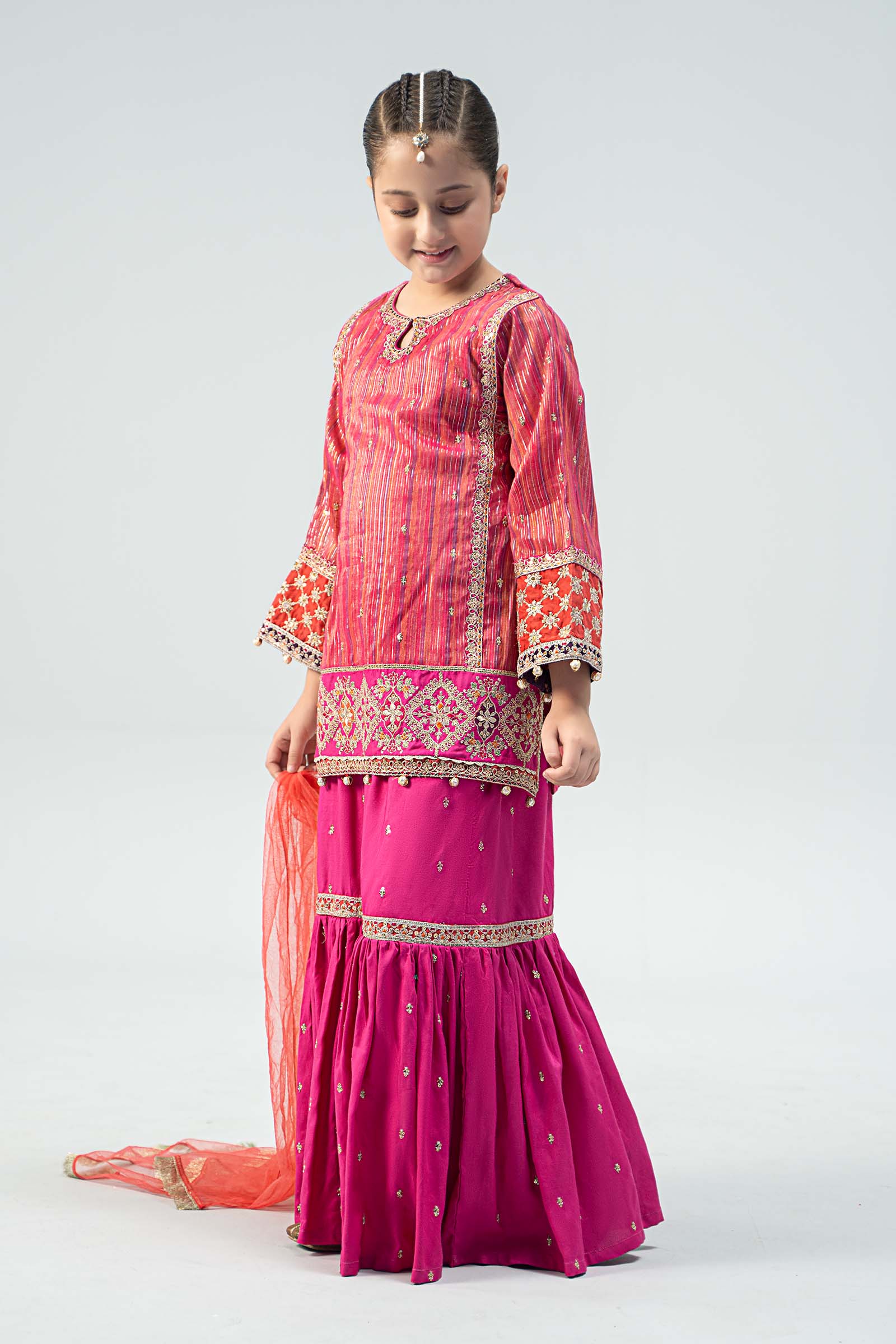 3 Piece Embroidered Suit - Image 8