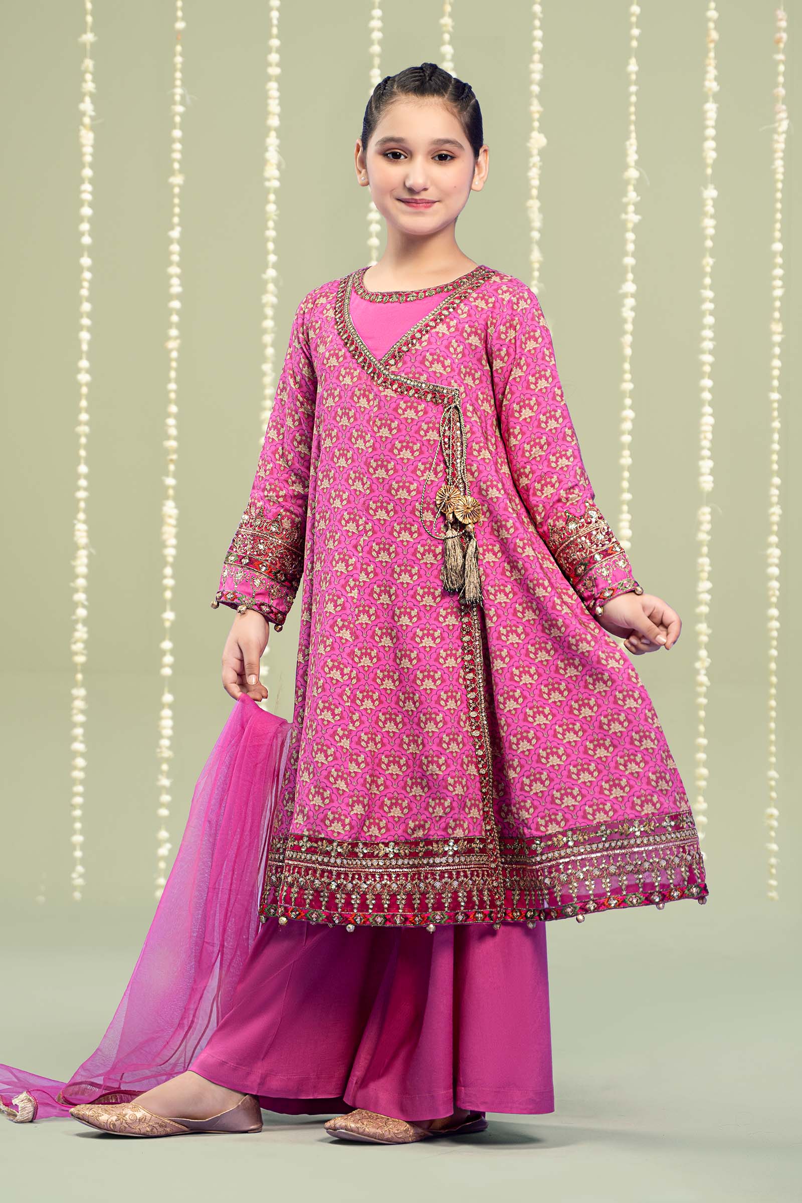 3 Piece Printed Linen Suit - Image 6