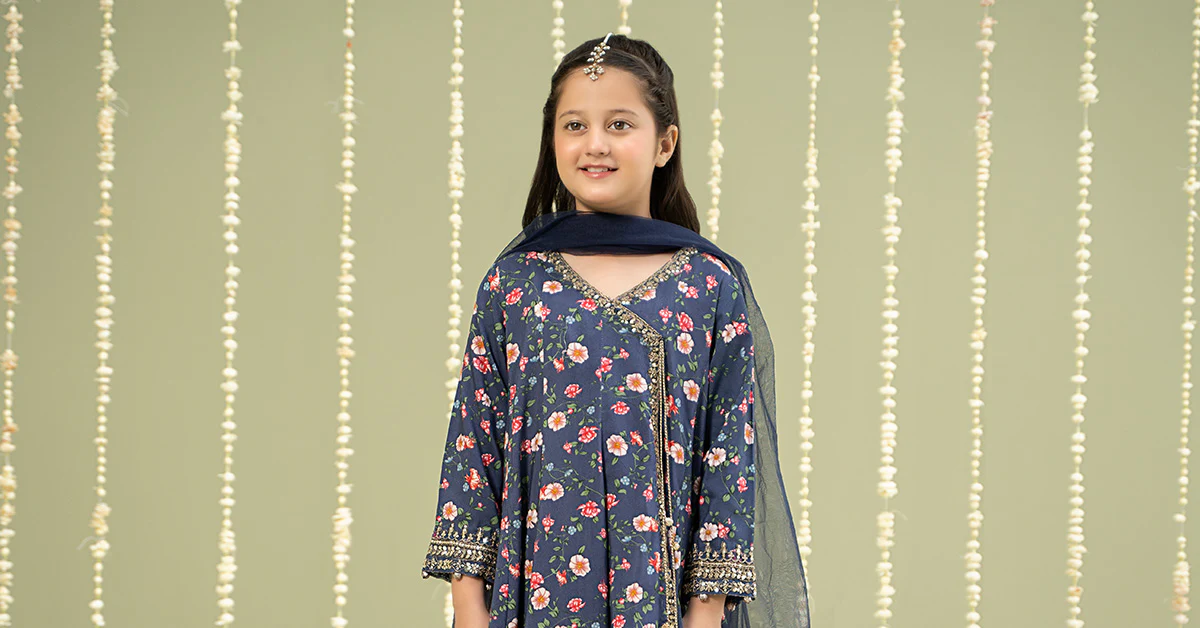 3 Piece Printed Linen Suit - Image 7