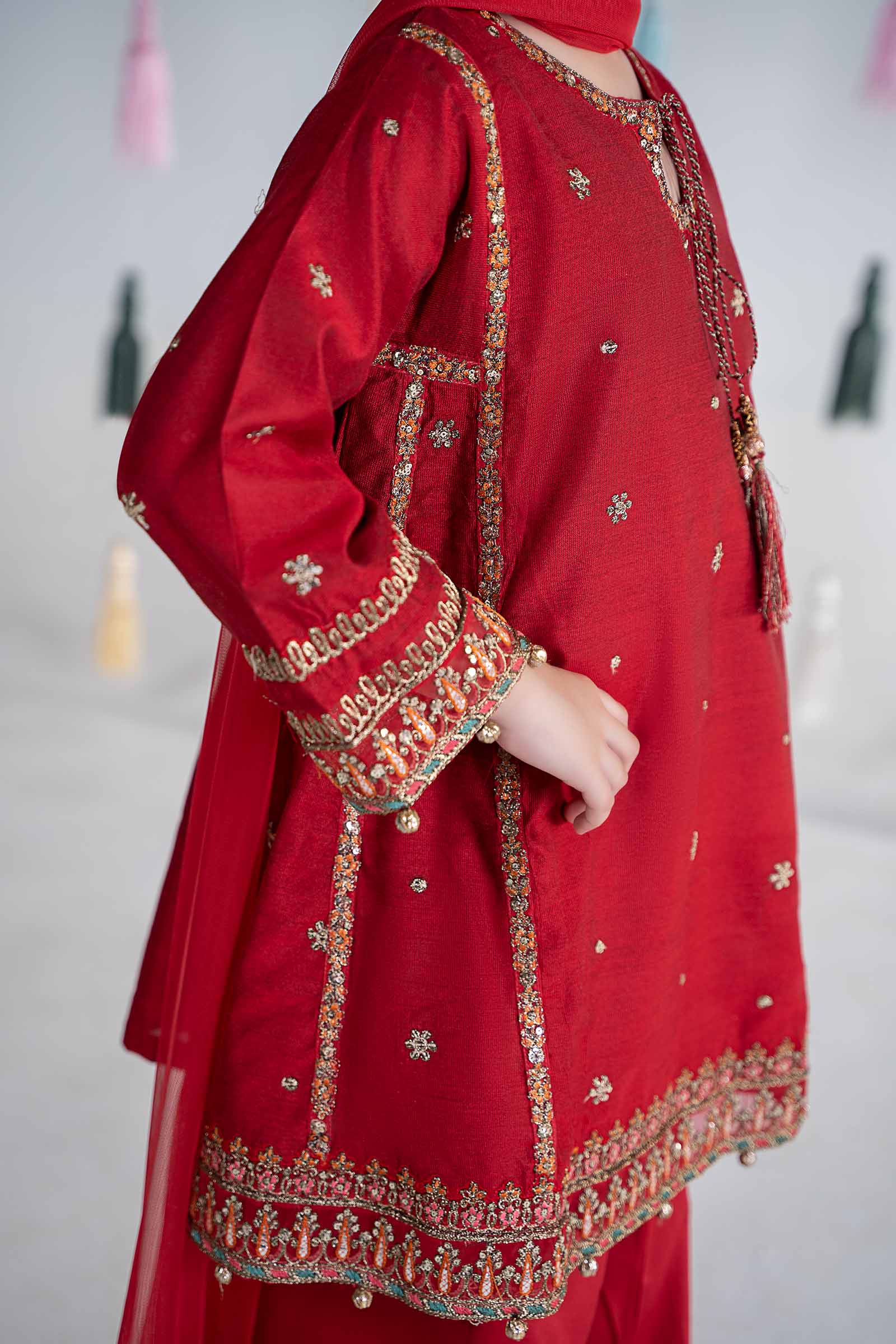 3 Piece Embroidered Yarn Dyed Suit - Image 4