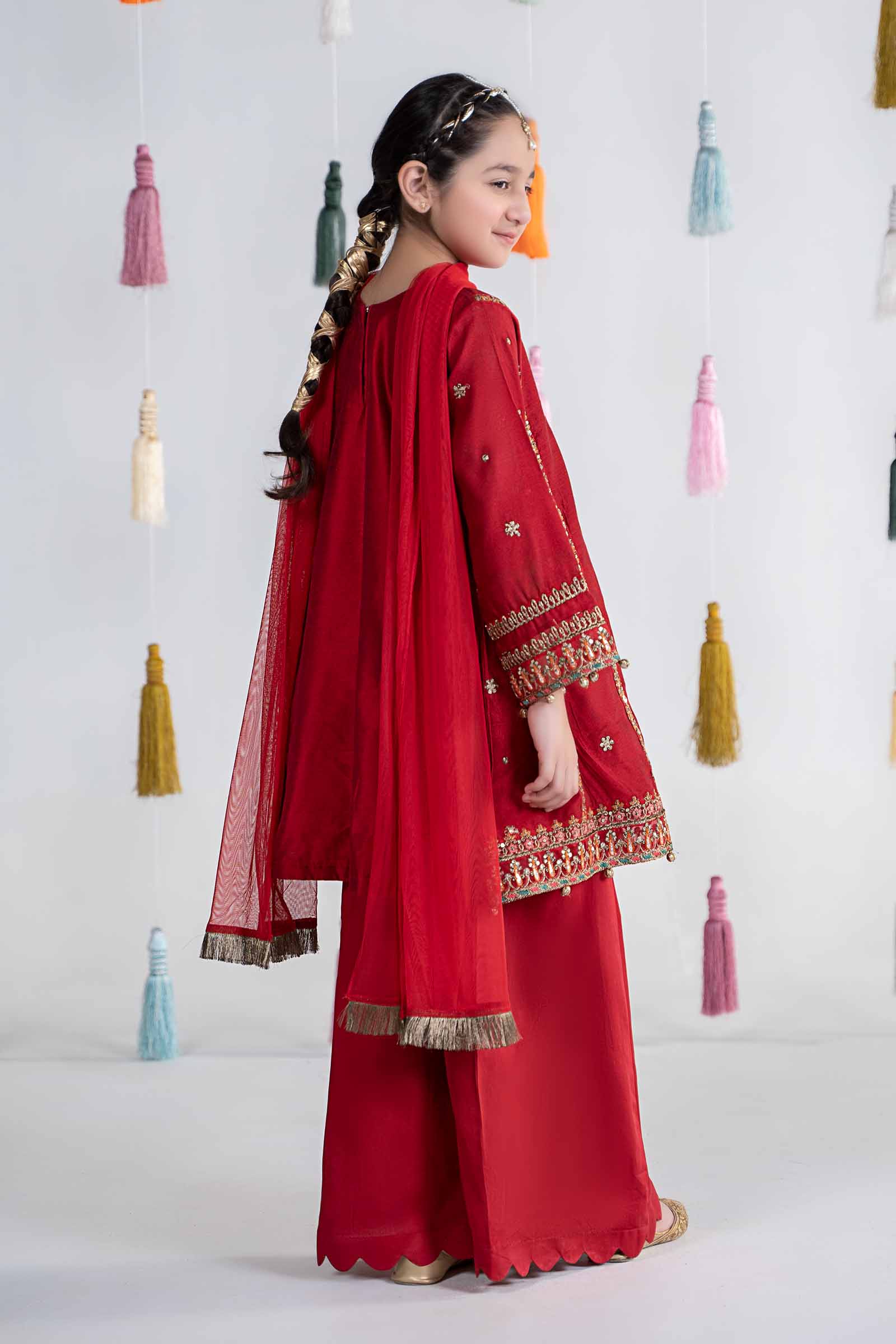 3 Piece Embroidered Yarn Dyed Suit - Image 9