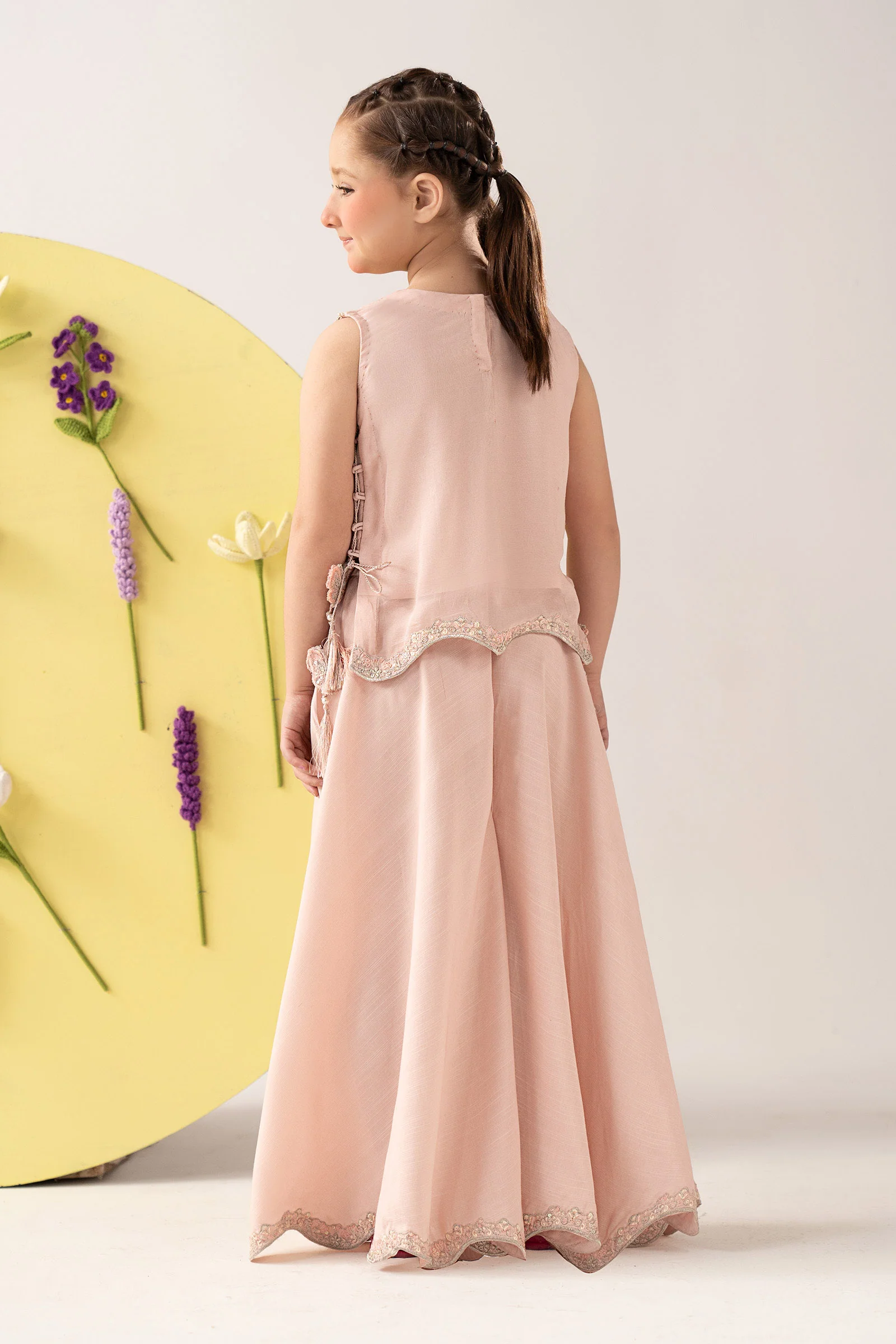 2 Piece Embroidered Chiffon Suit - Image 7