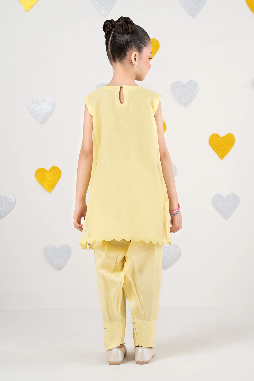 2 Piece Embroidered Organza Suit - Image 7