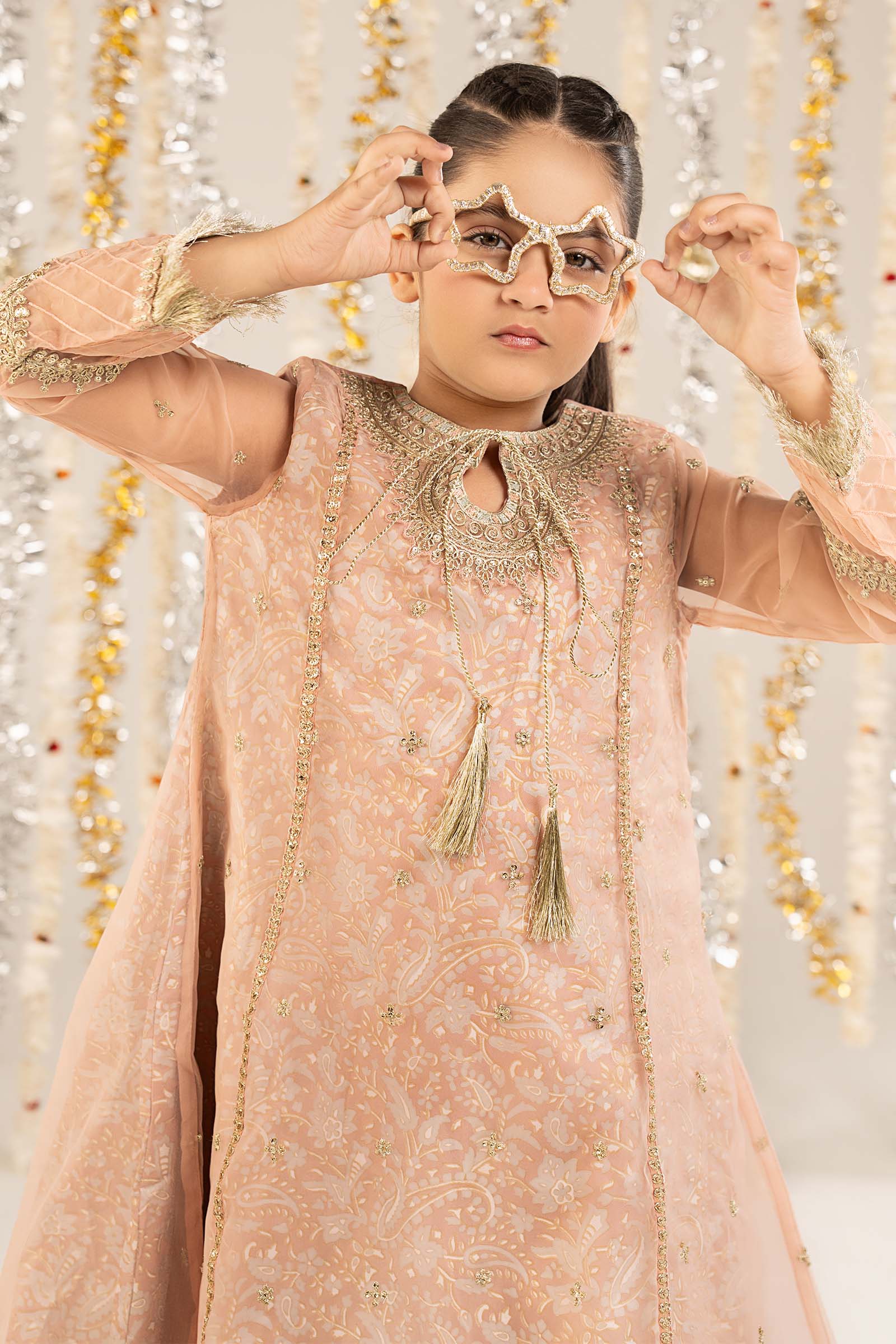 2 Piece Embroidered Organza Suit - Image 2