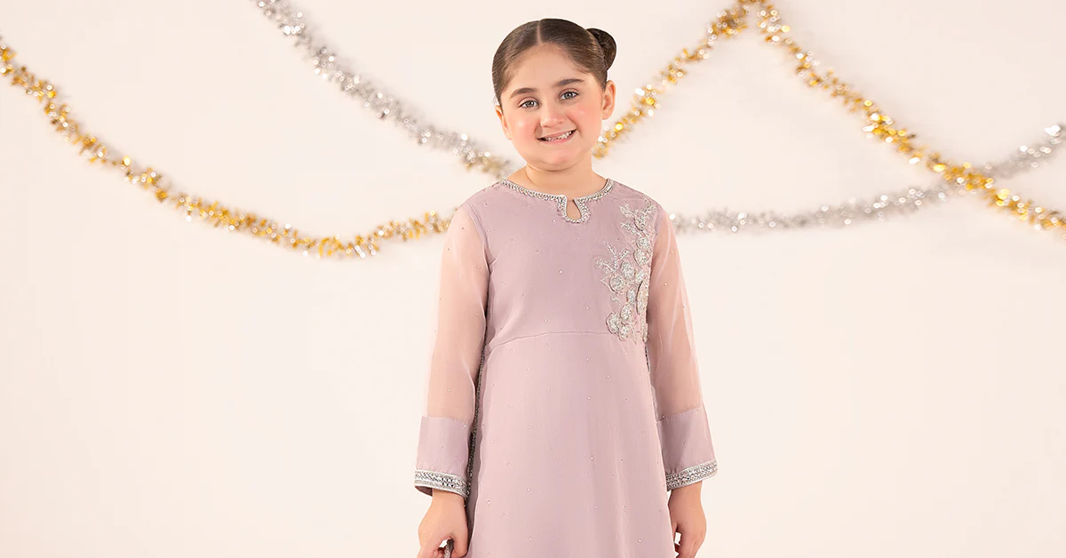 2 Piece Embroidered Organza Suit - Image 7