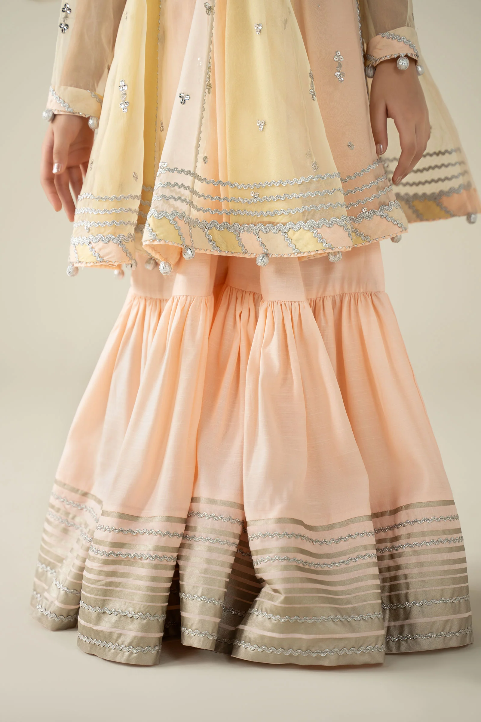 3 Piece Embroidered Organza Suit - Image 6