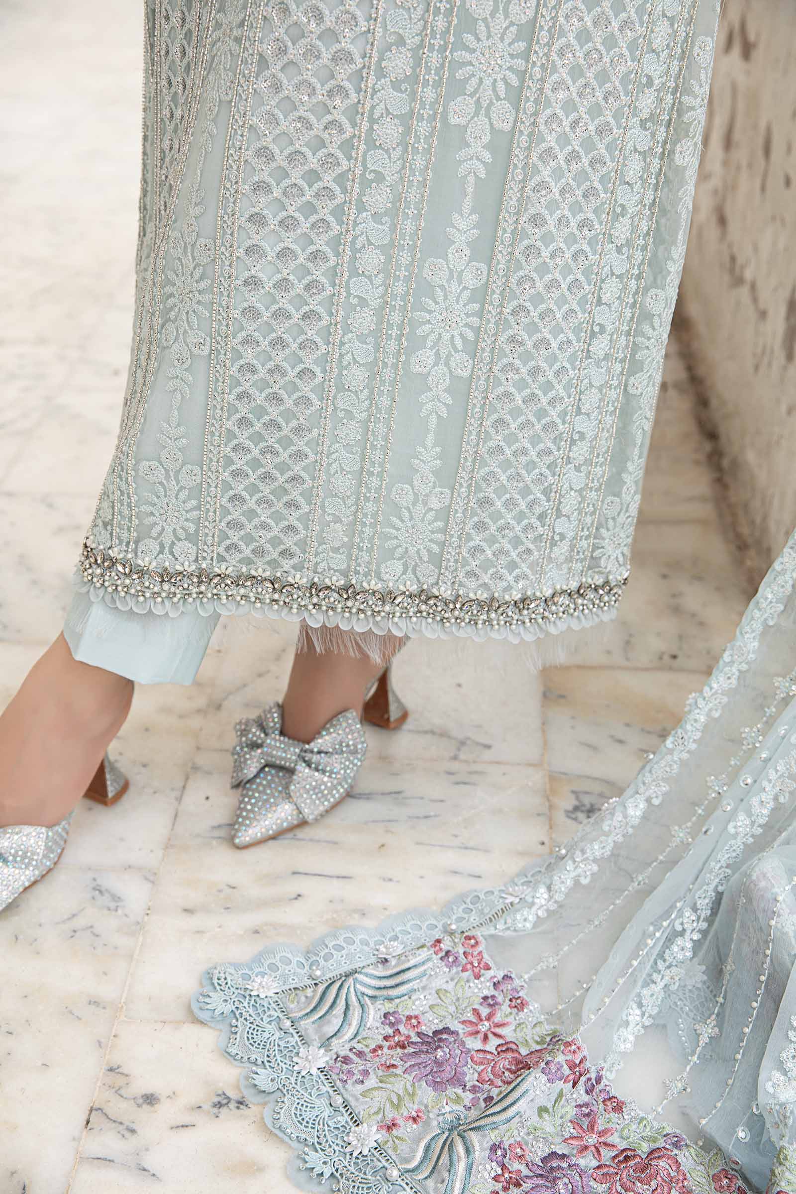 Unstitched Embroidered Chiffon Suit | MPC-24-103 - Image 5