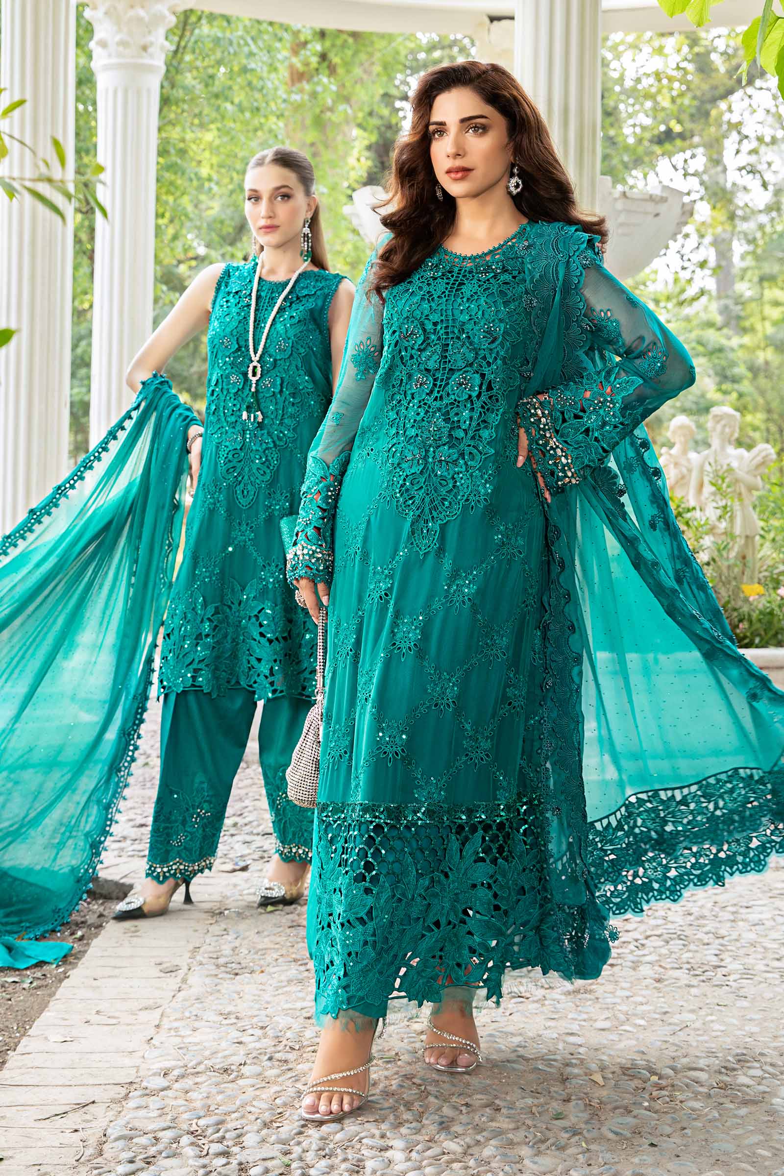 Unstitched Embroidered Chiffon Suit | MPC-24-105 - Image 5