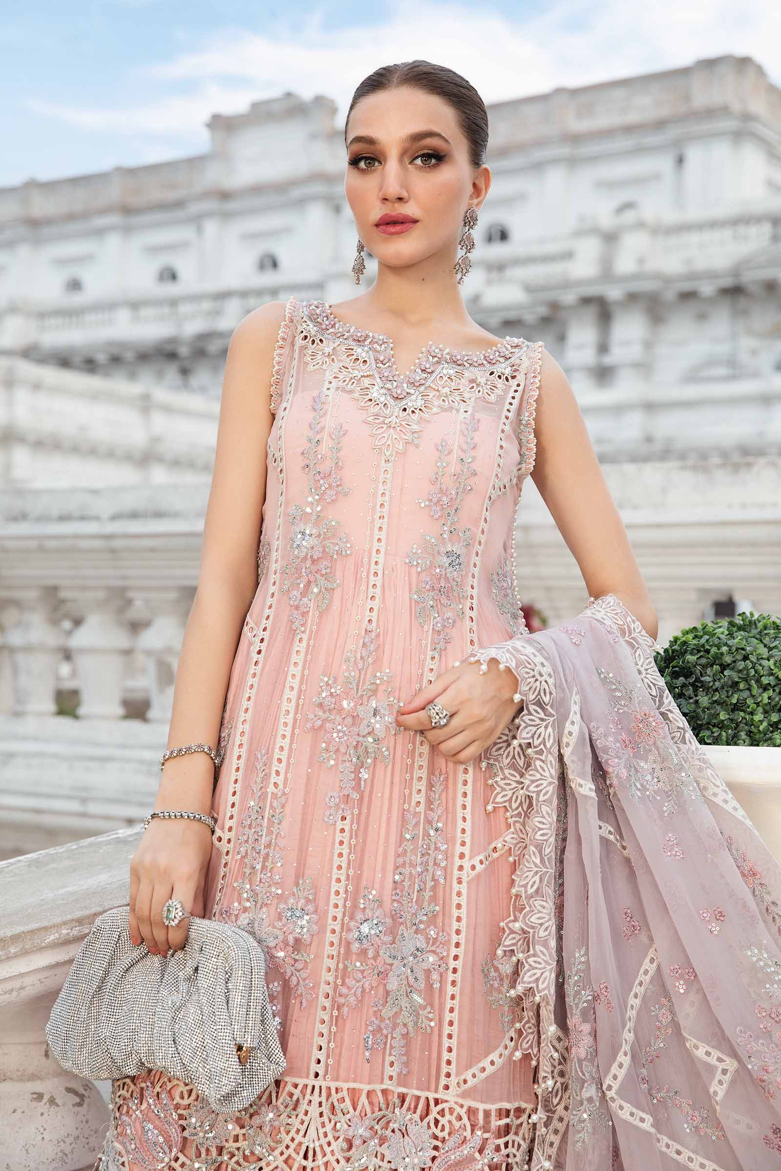 Unstitched Embroidered Chiffon Suit | MPC-24-106 - Image 2