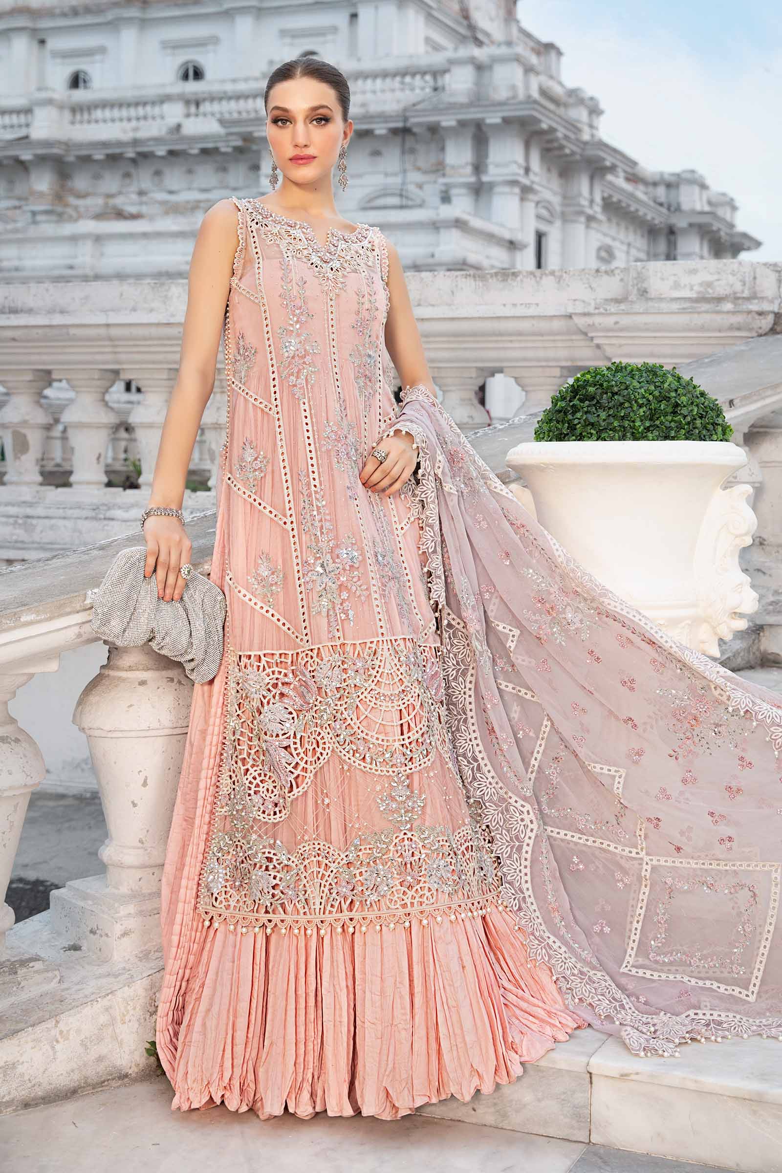 Unstitched Embroidered Chiffon Suit | MPC-24-106 - Image 5