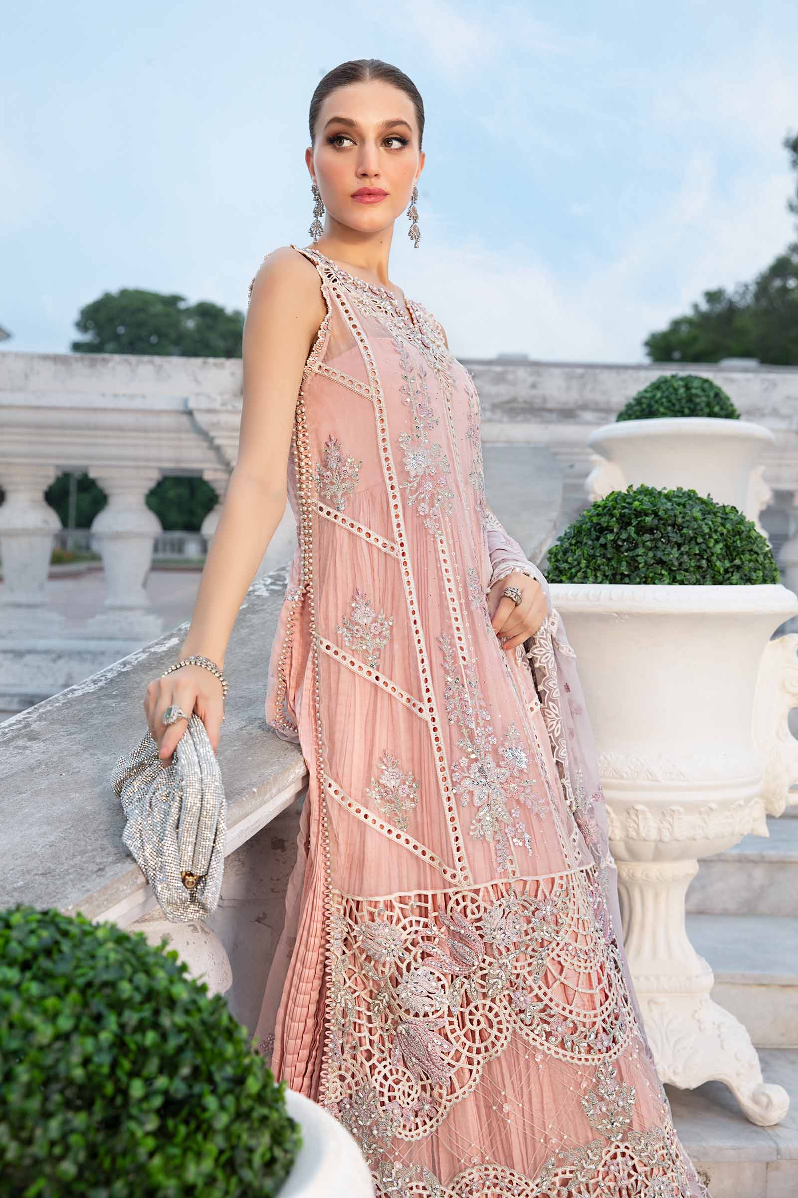 Unstitched Embroidered Chiffon Suit | MPC-24-106 - Image 6