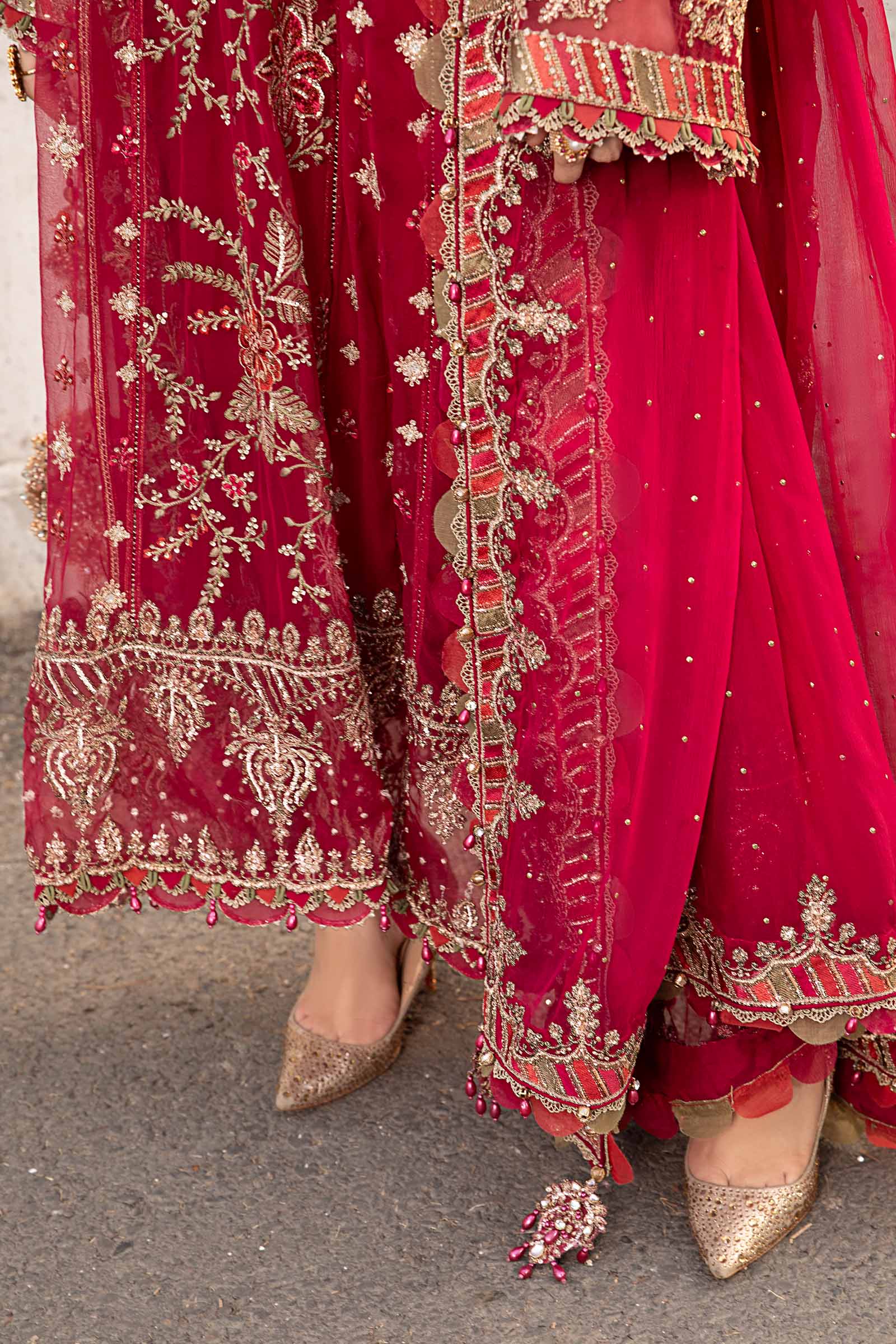 Unstitched Embroidered Chiffon Suit | MPC-24-107 - Image 4