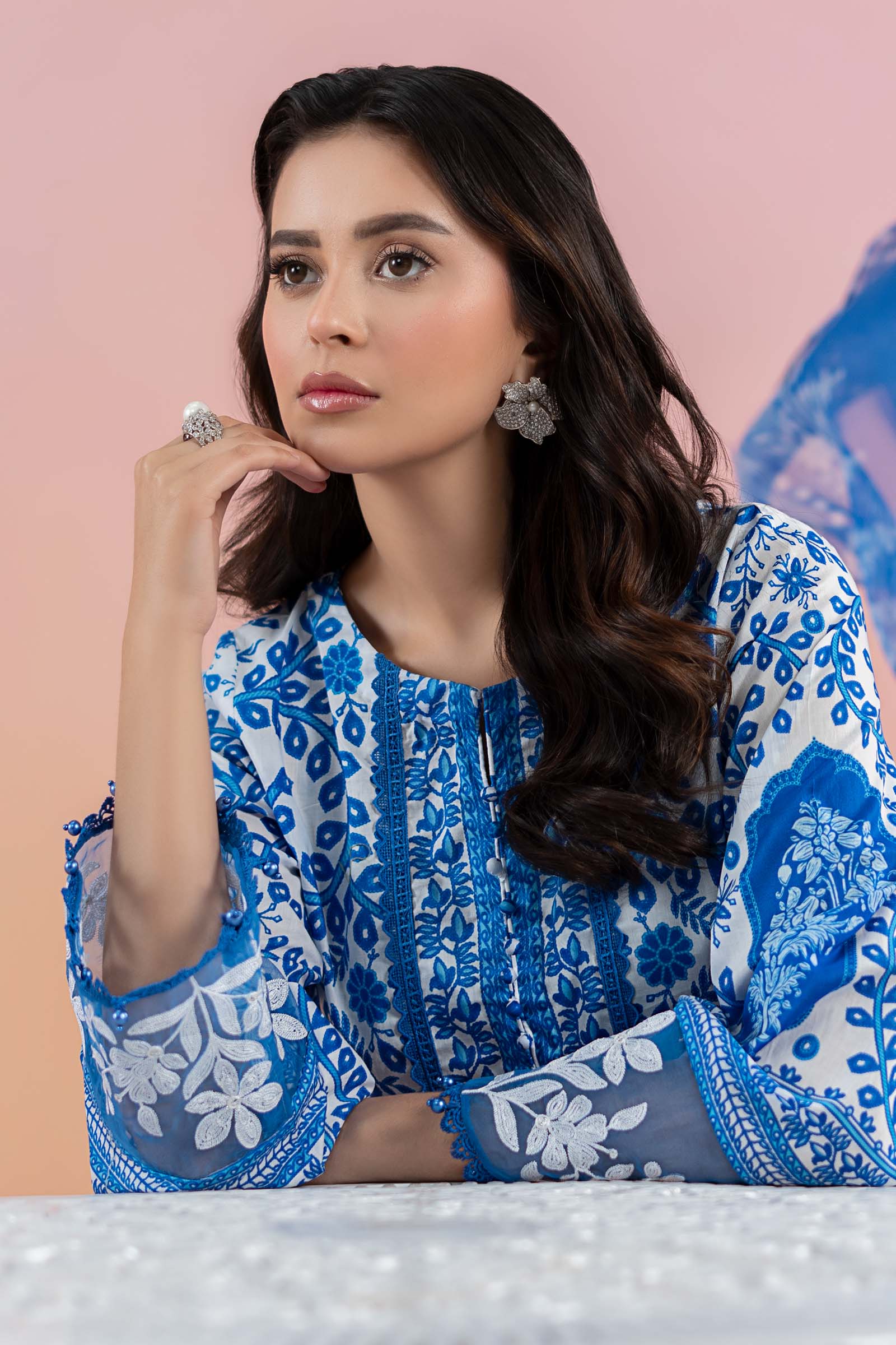 3 Piece Printed Lawn Suit | MPS-2504-B - Image 2