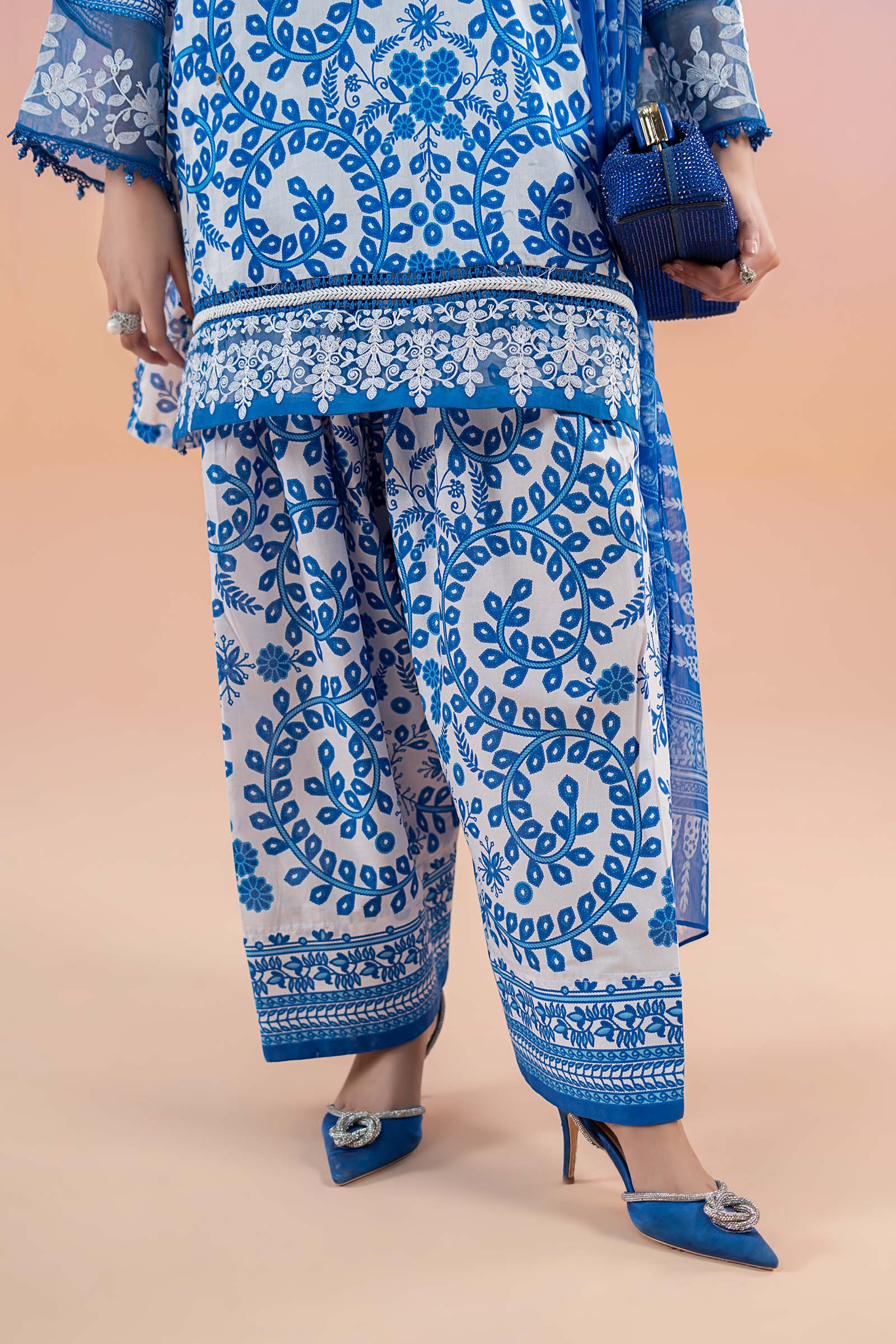3 Piece Printed Lawn Suit | MPS-2504-B - Image 5