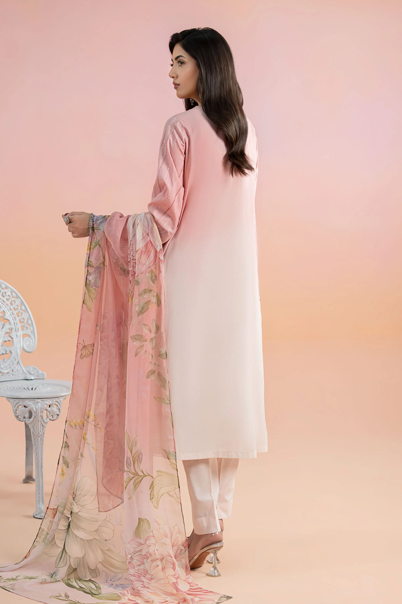 3 Piece Printed Lawn Suit | MPS-2506-A - Image 7